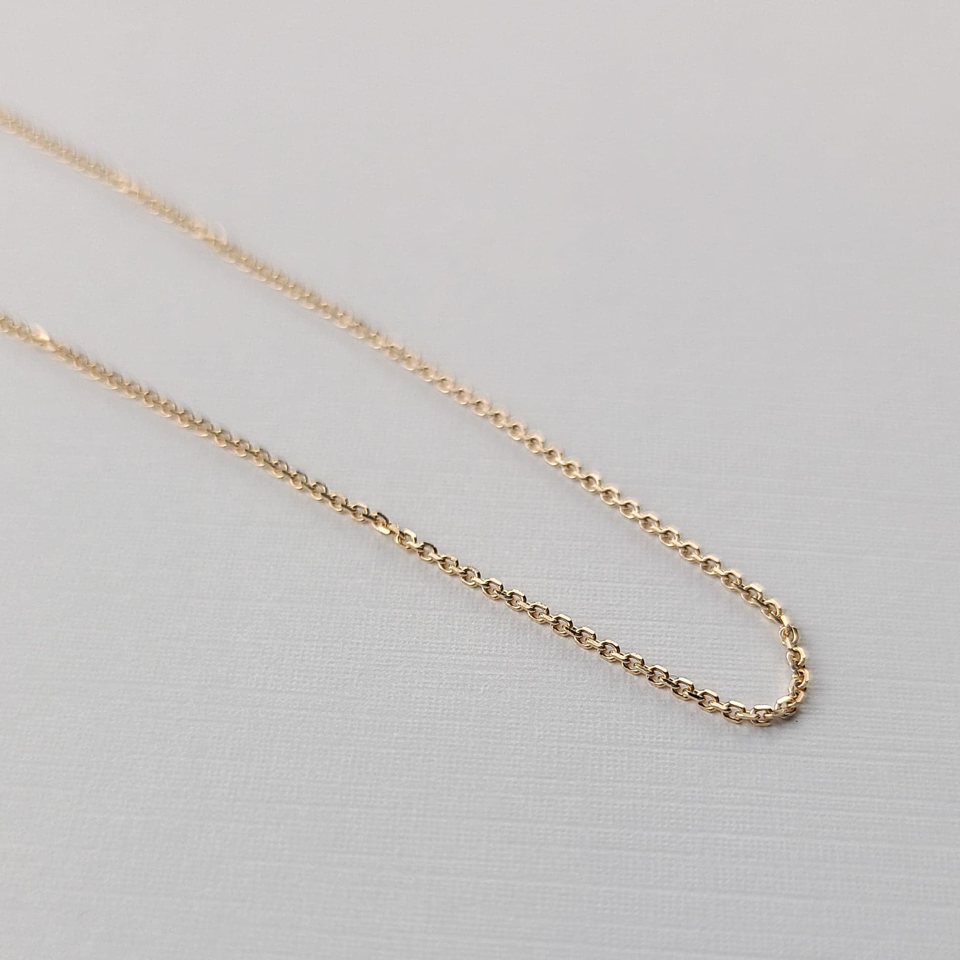 Yellow Gold Chisel Cable Chain 10K - 14K