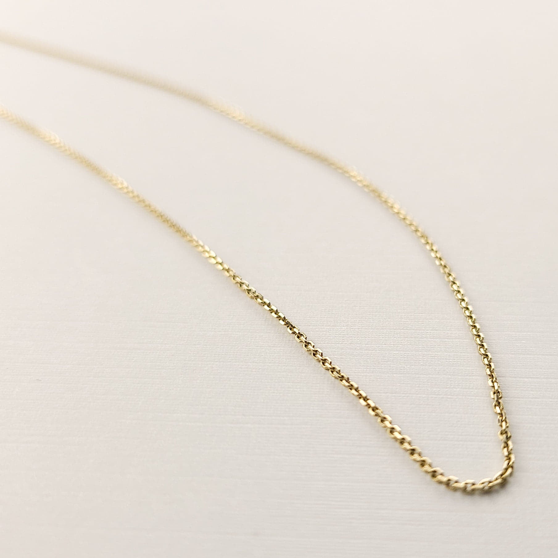 Yellow Gold Chisel Cable Chain 10K - 14K