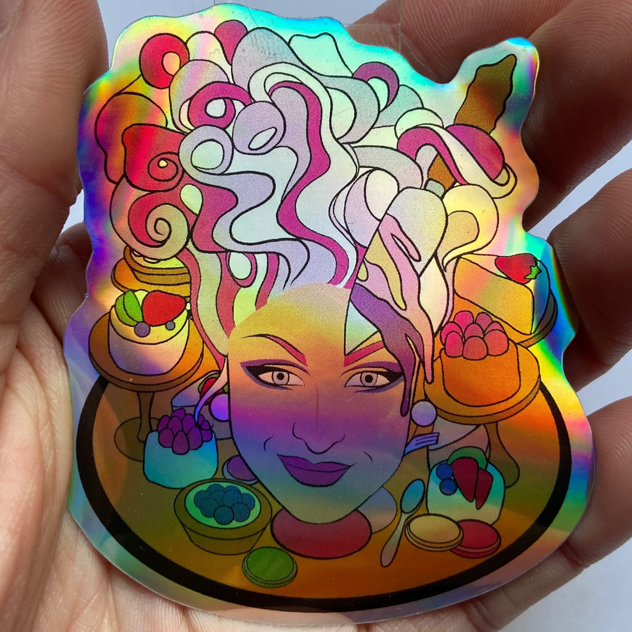 Holo Marie Antoinette  - sticker