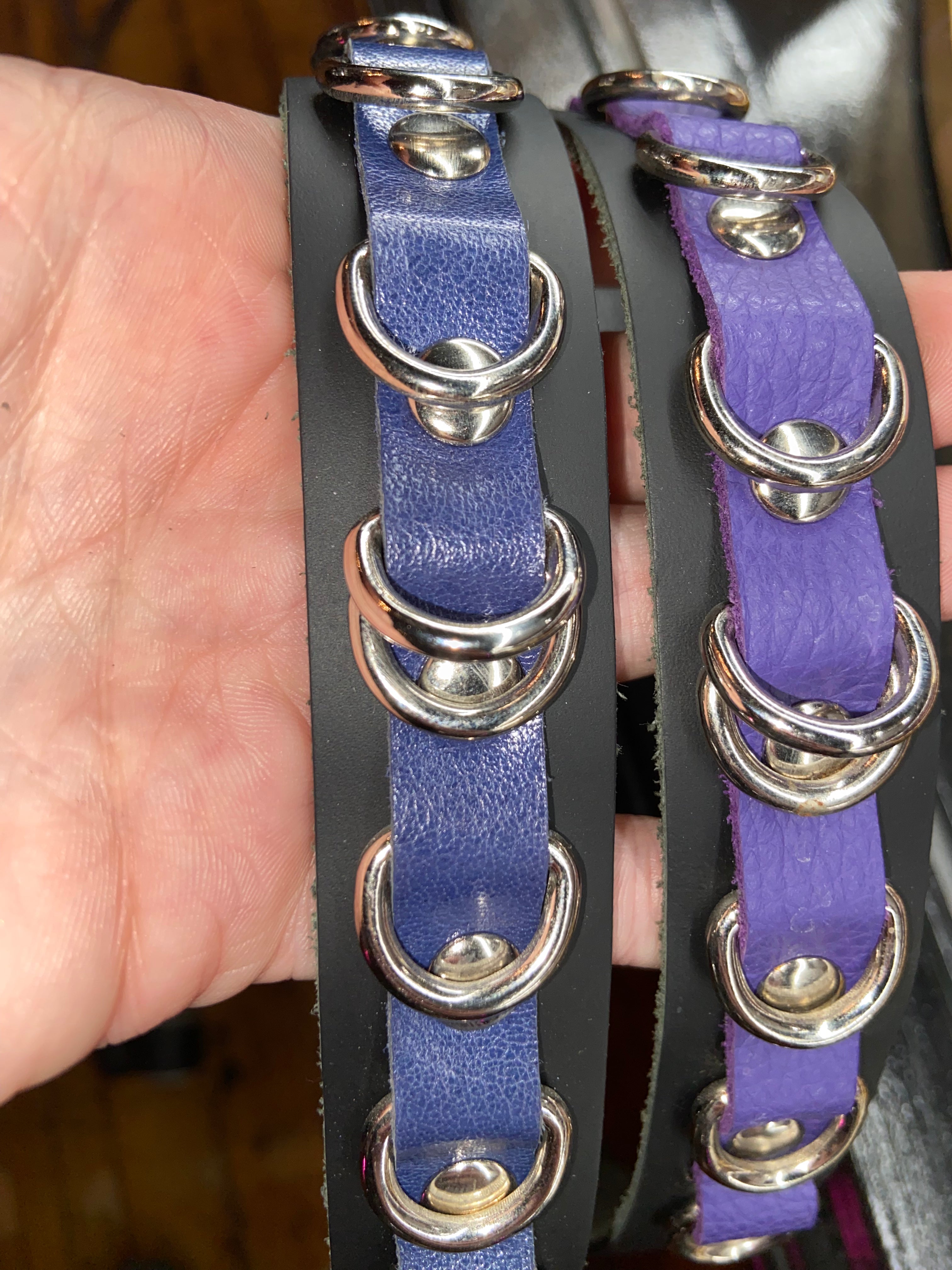 Choker - mini d ring Various Colors MEDIUM