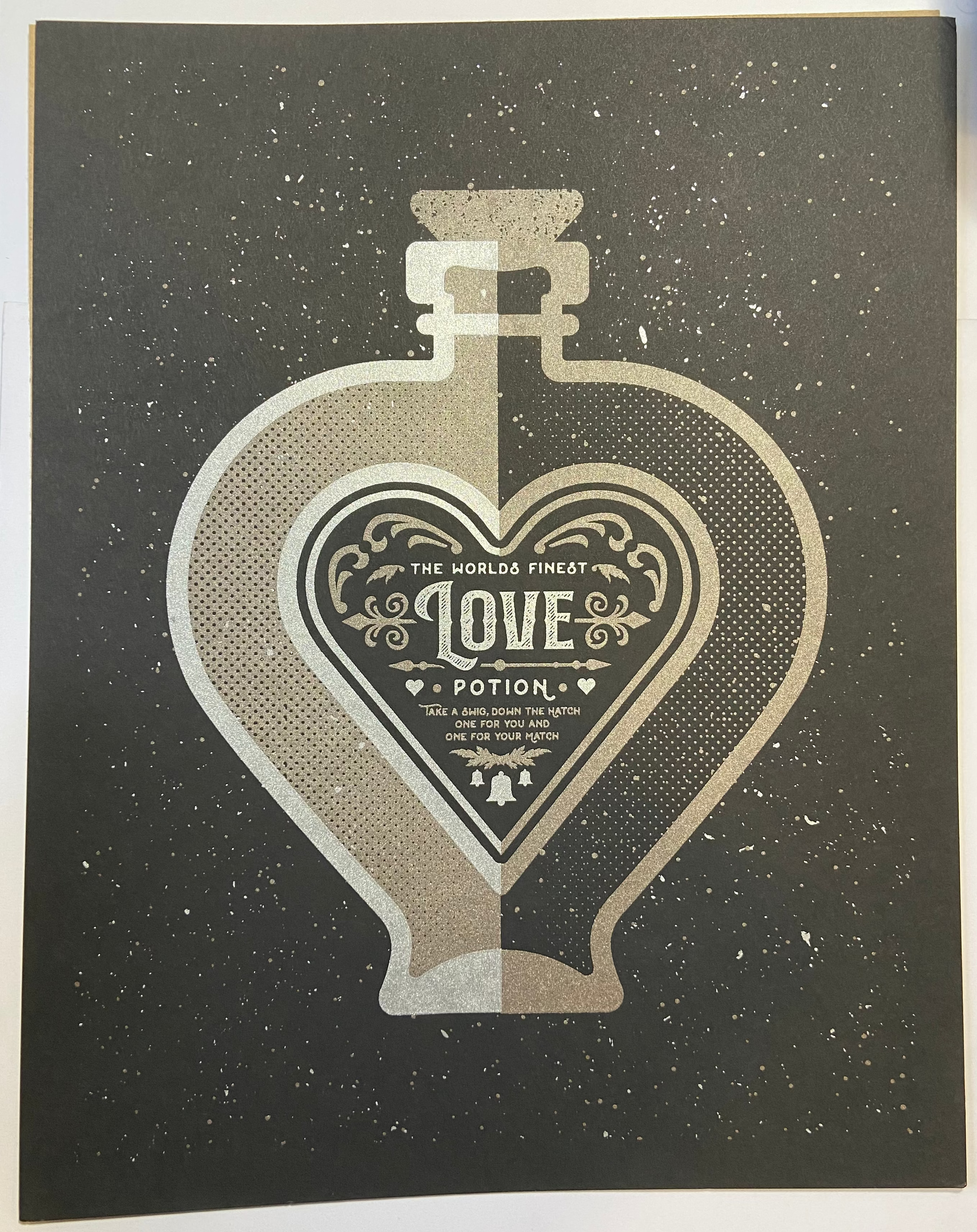 Imprime - Love Potion - screenprint 11 x 14
