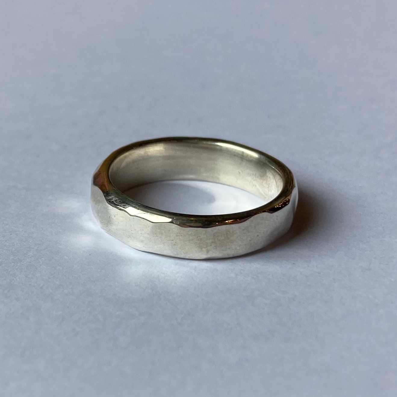 Bague Martelée 925 Sterling Silver (10.25) Hammered Ring