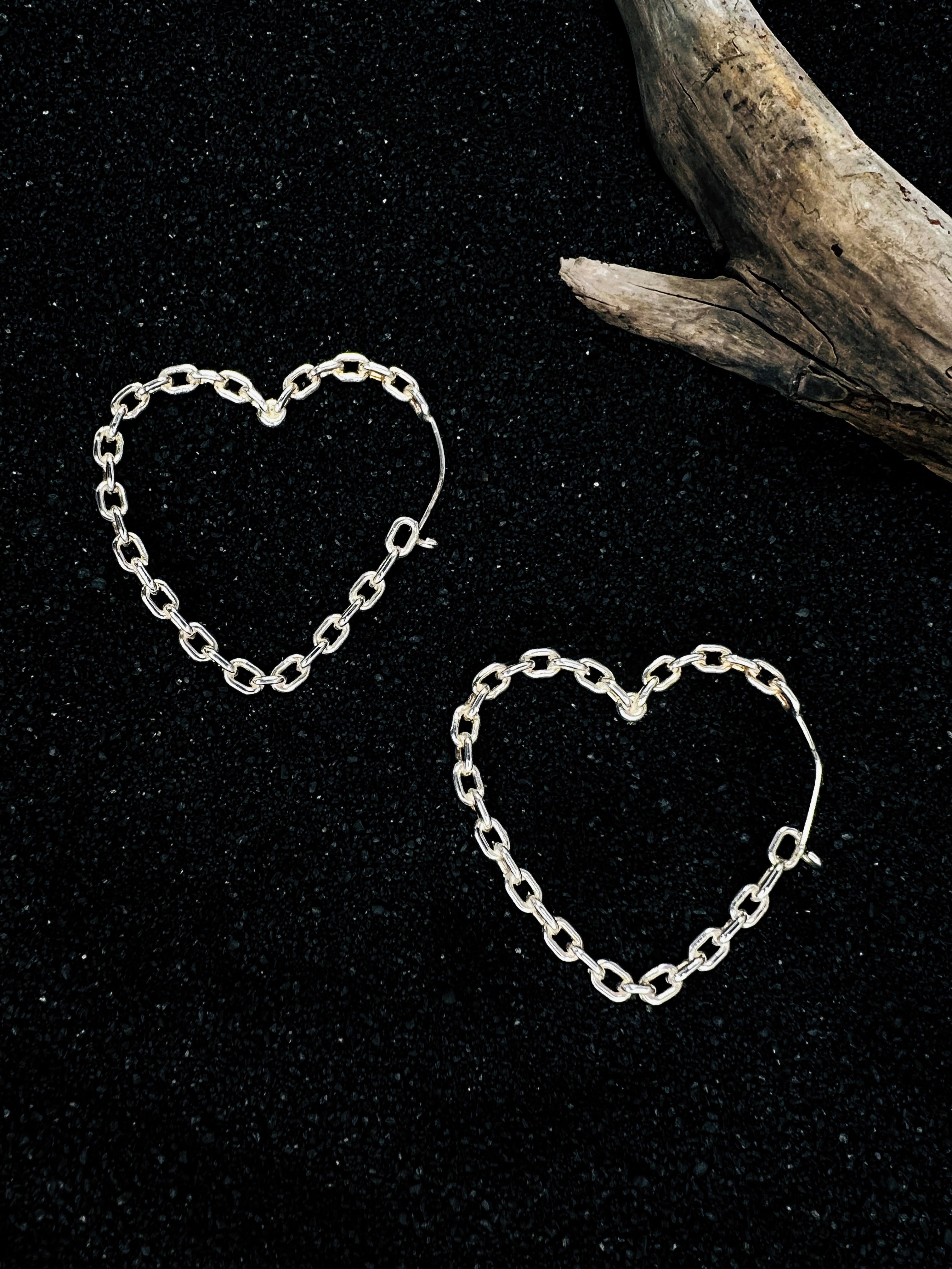 Big Heart Chain Hoops