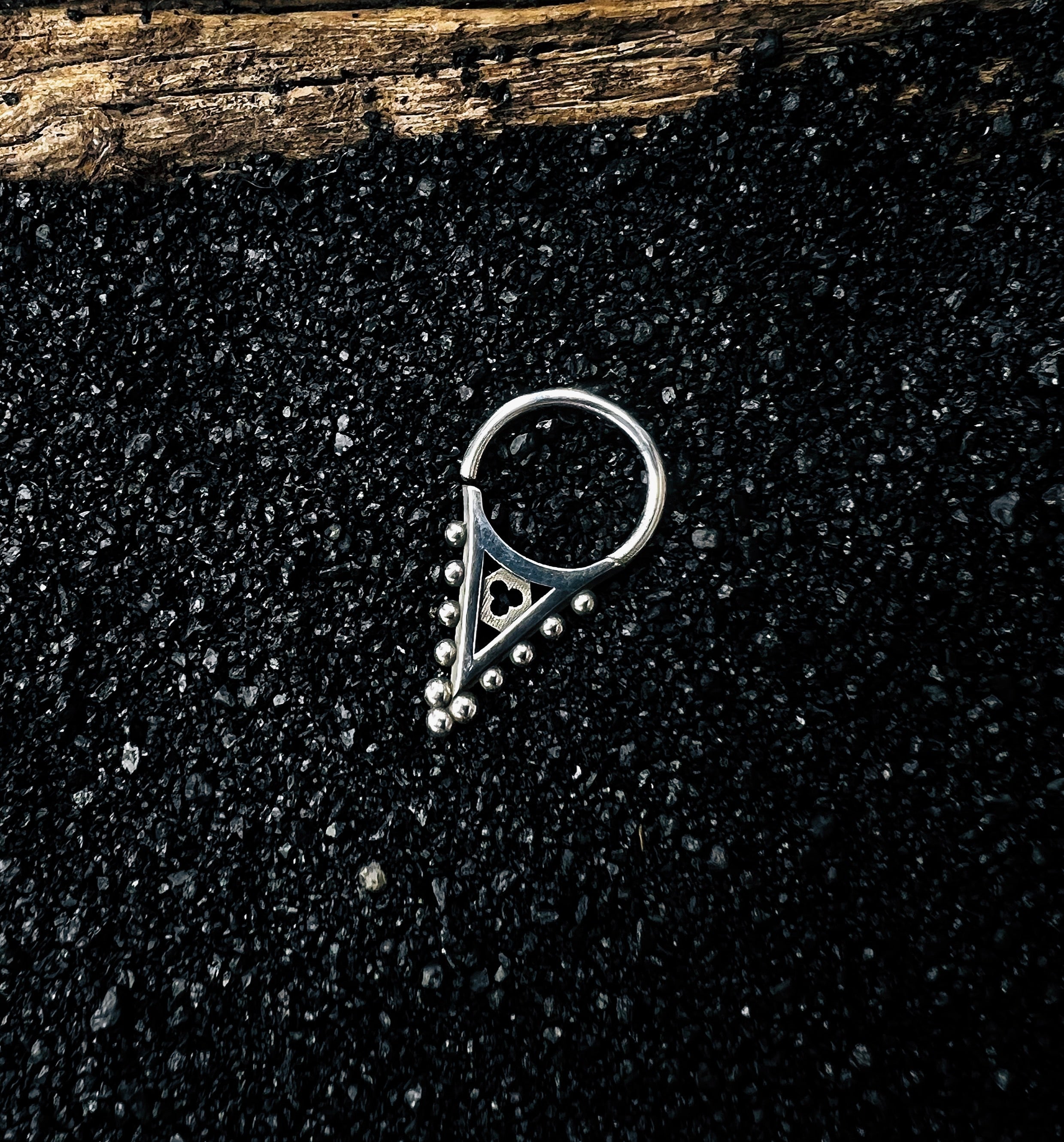 Gothic Church Roof Septum Piercing