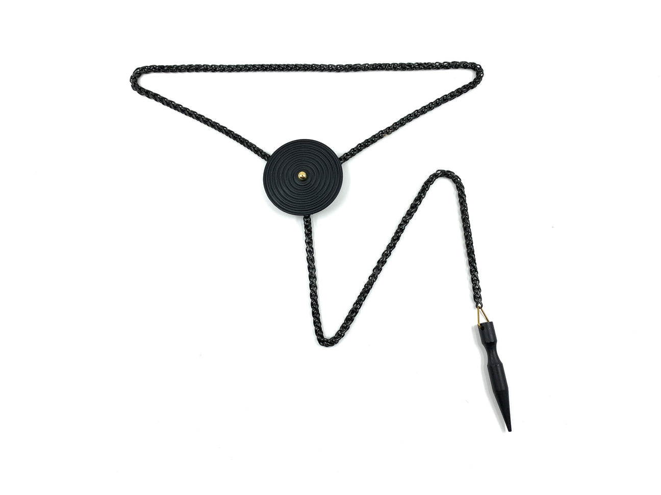 Collier - Noire - black bolo