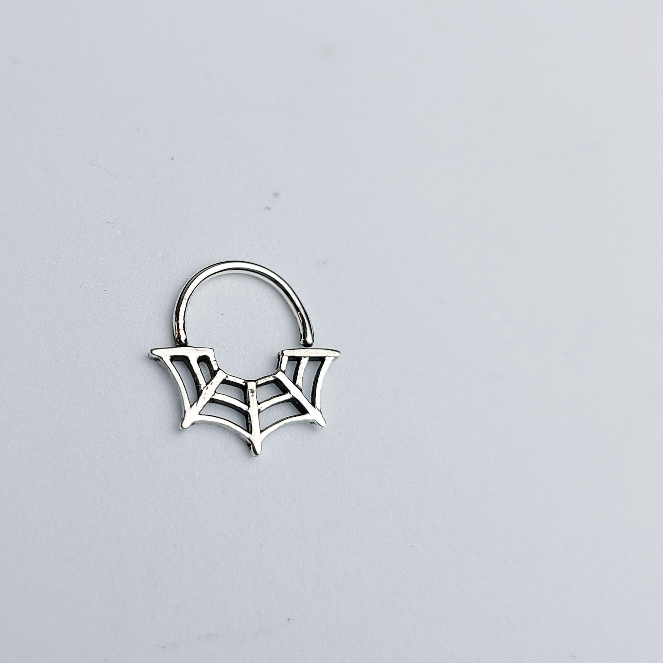 Spider Web Halloween Septum Piercing - Inchoo Bijoux