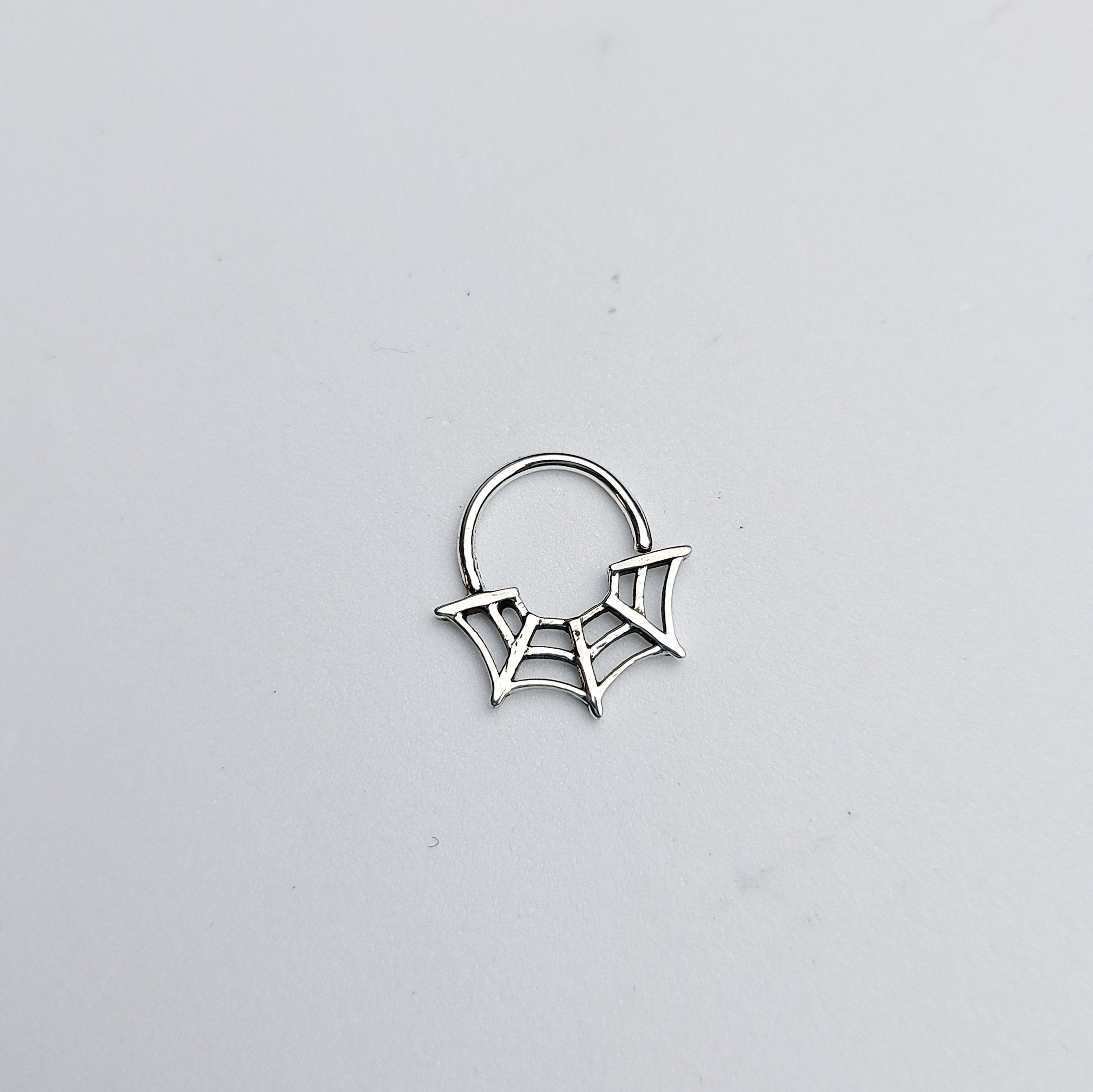 Spider Web Halloween Septum Piercing - Inchoo Bijoux