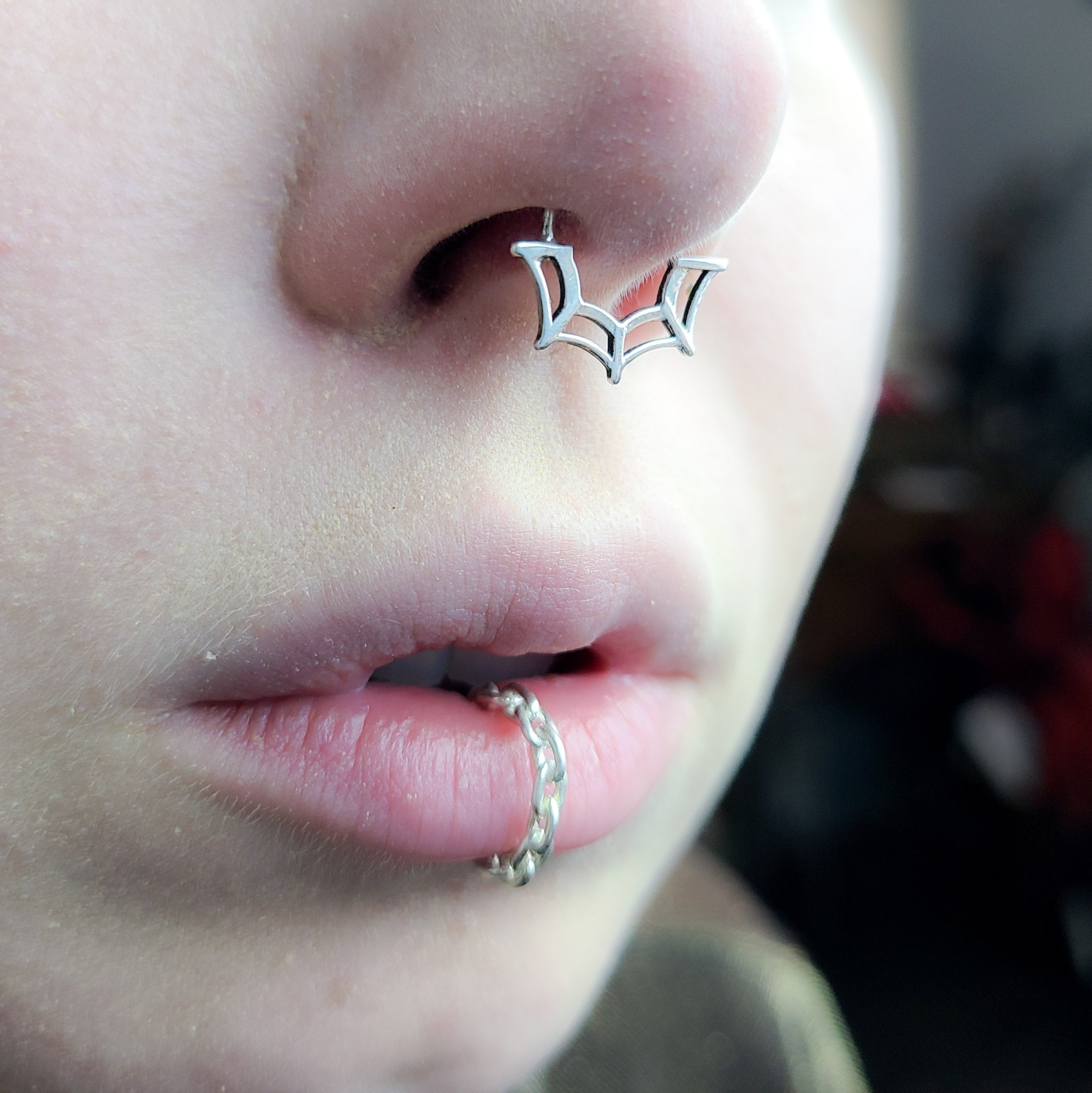 Spiderweb Nose Ring Septum Piercing - Inchoo Bijoux