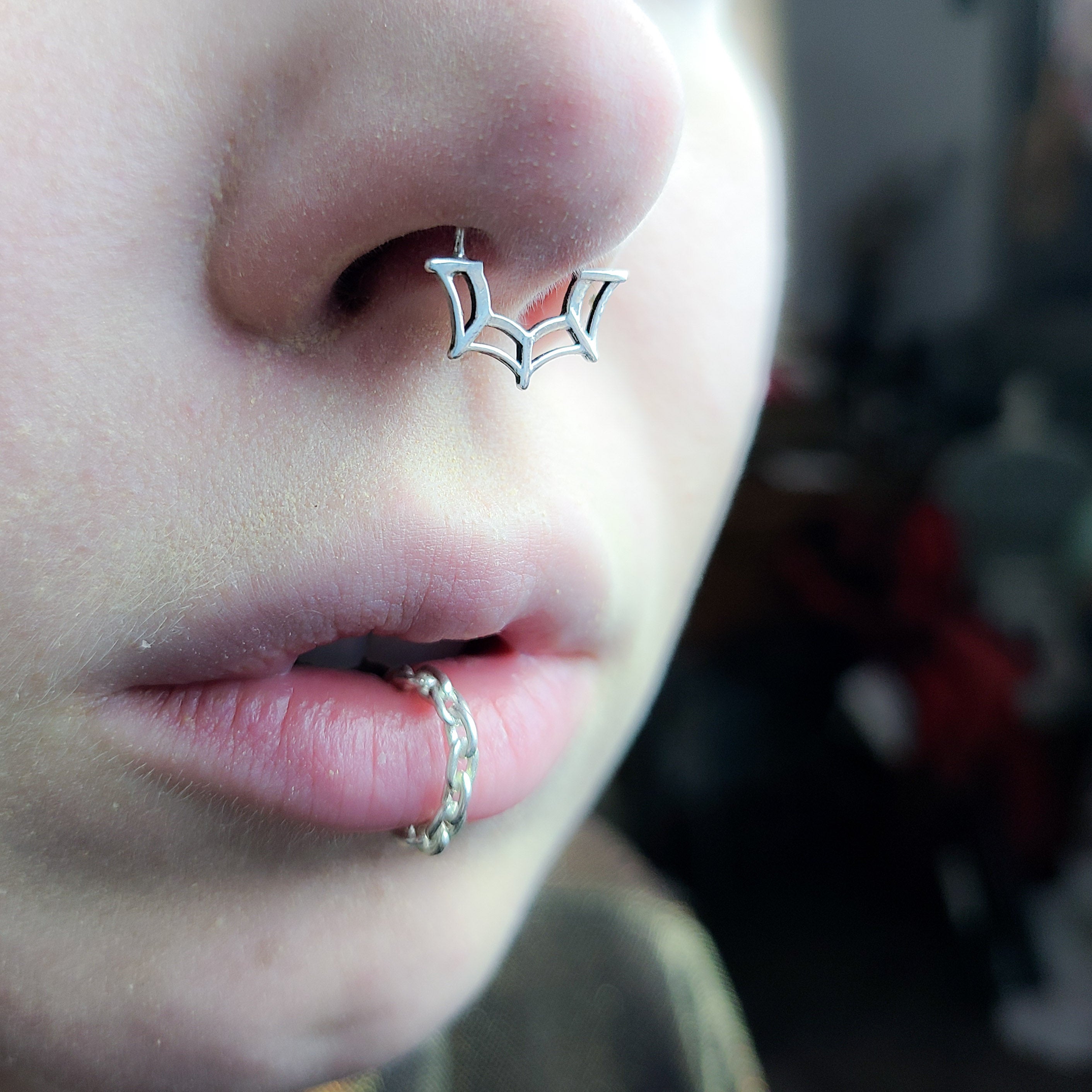 Spiderweb Nose Ring Septum Piercing - Inchoo Bijoux