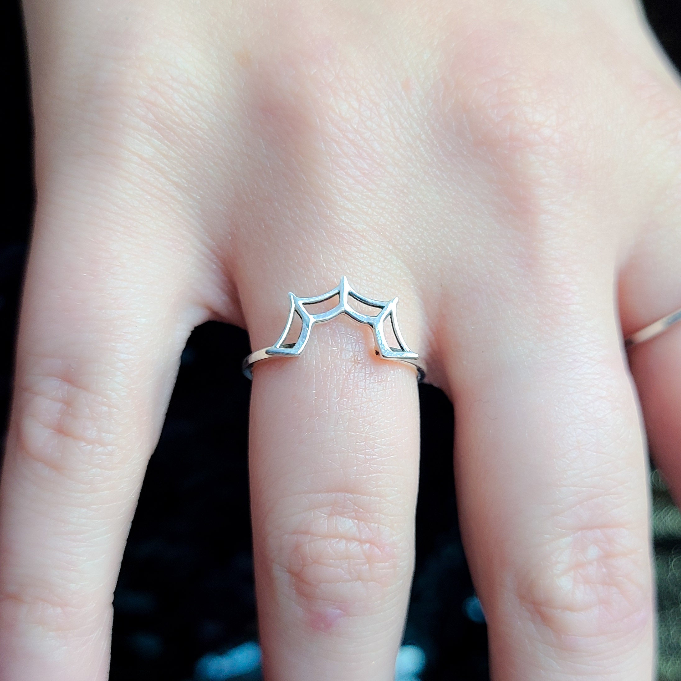Spider Web Stacking Ring