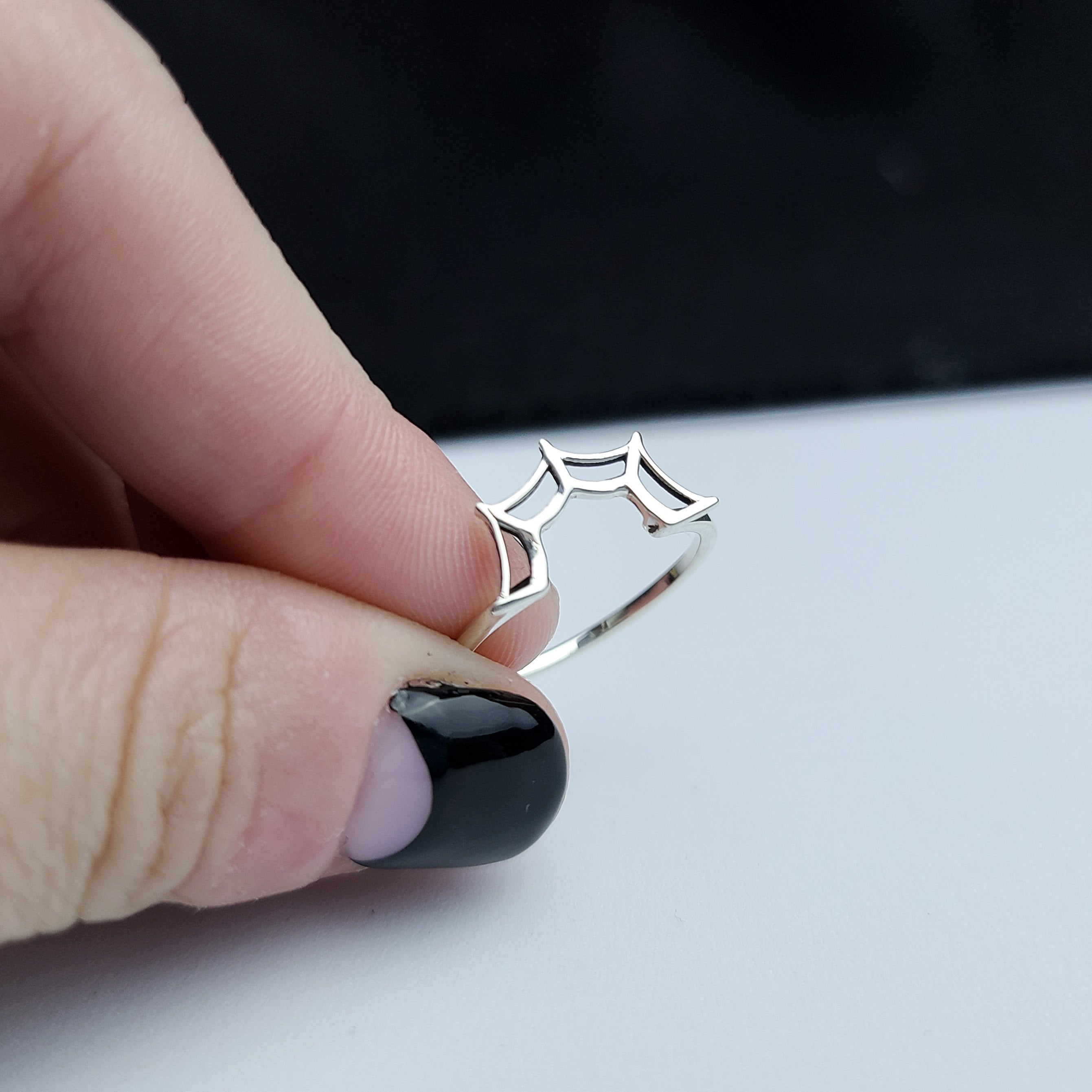 Spider Web Stacking Ring