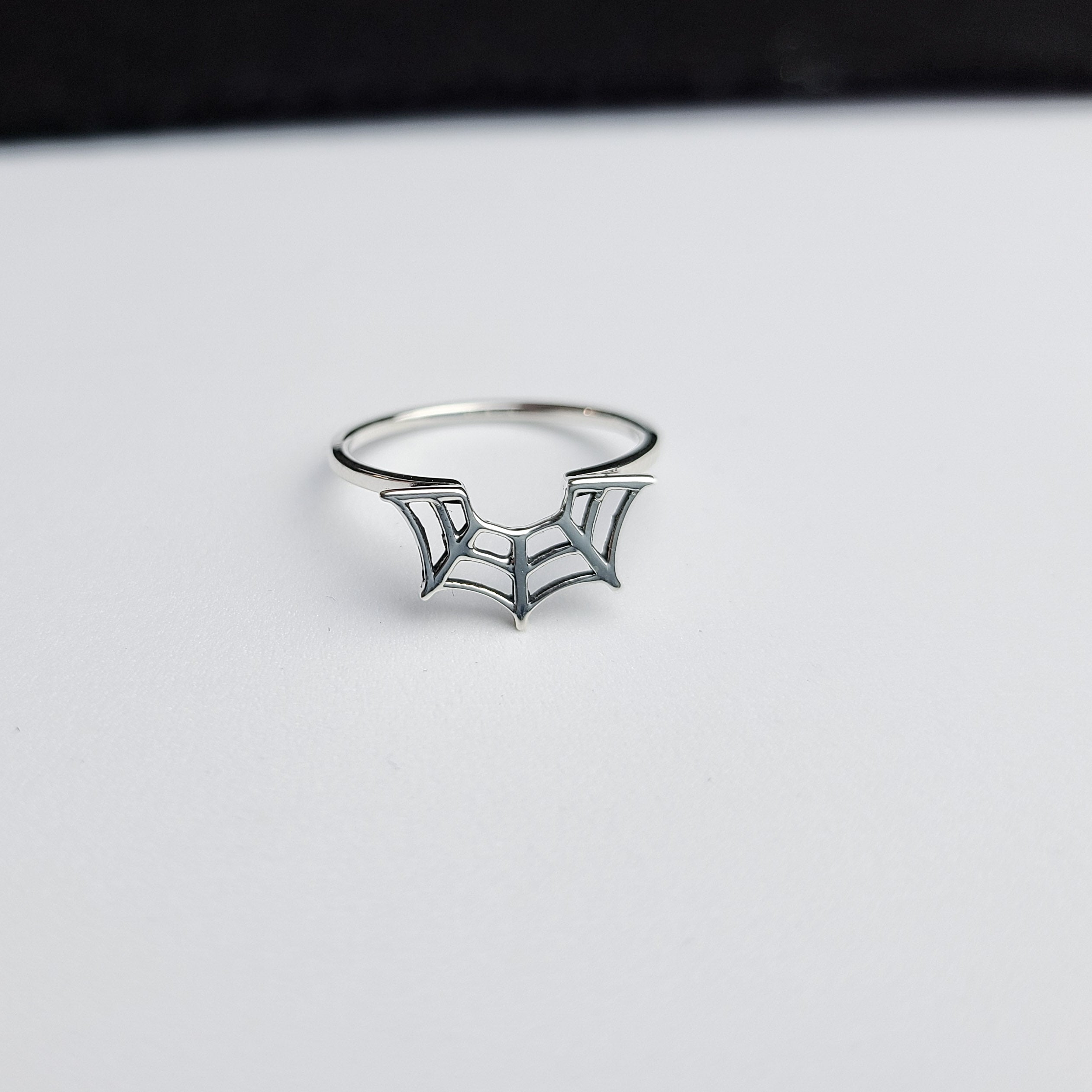 Stackable Spider web Ring