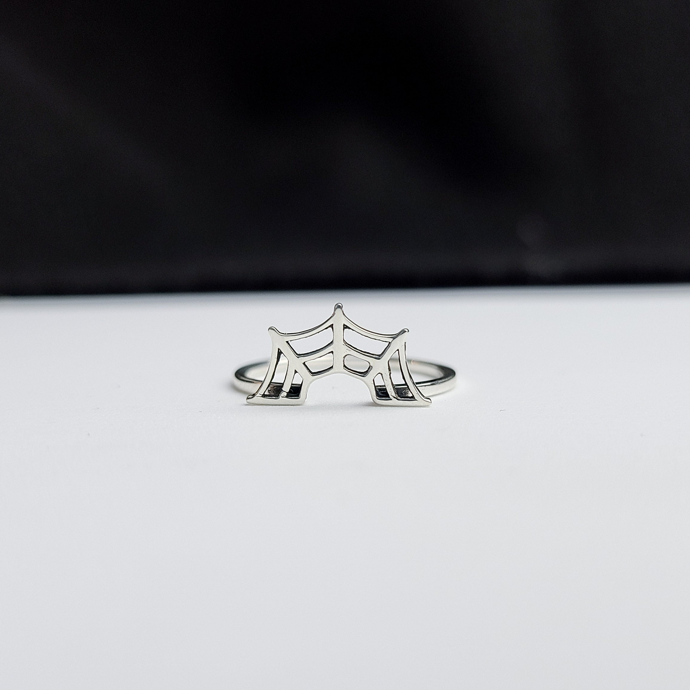 Stackable Spider web Ring