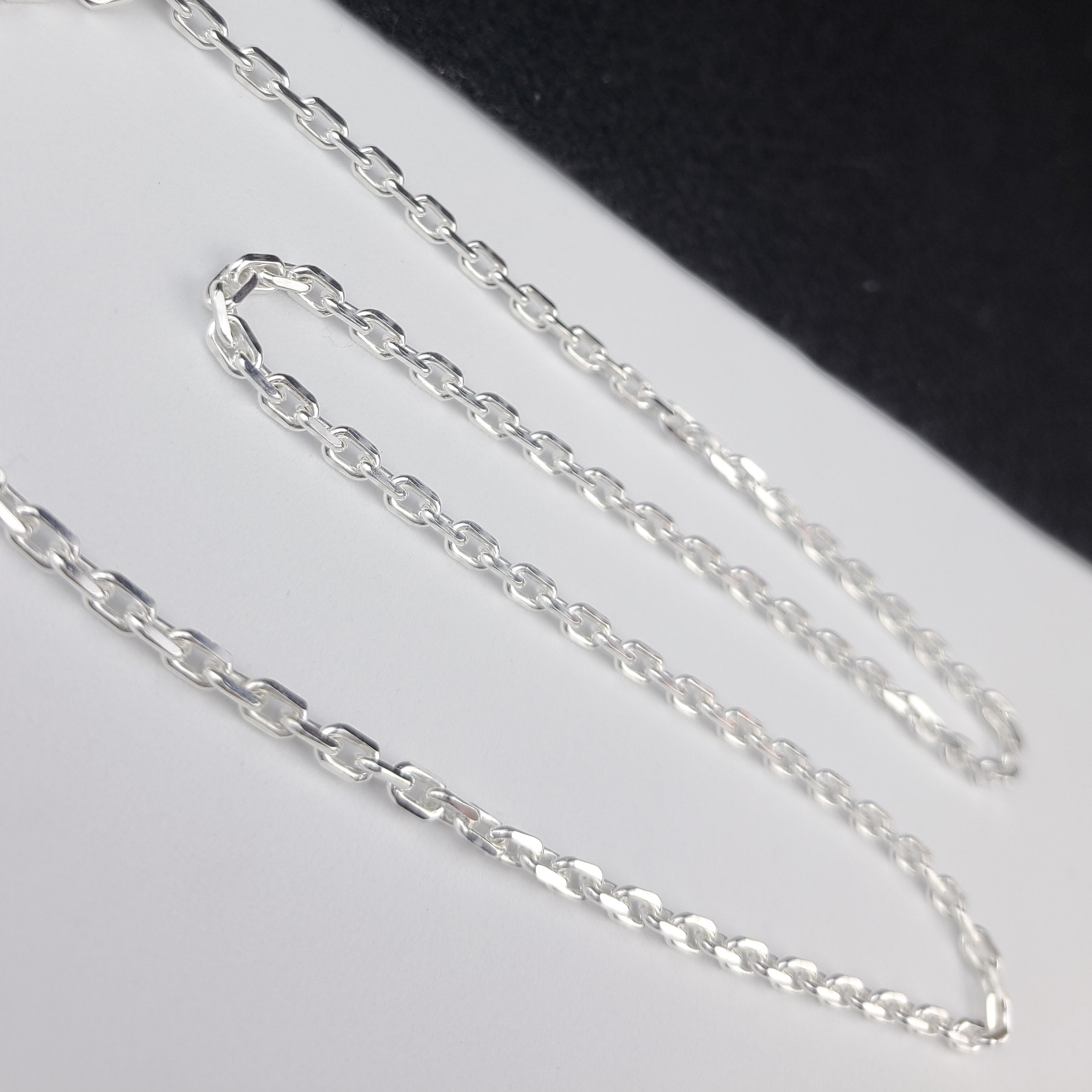 Heavy 4mm Diamond Cut Cable Chain