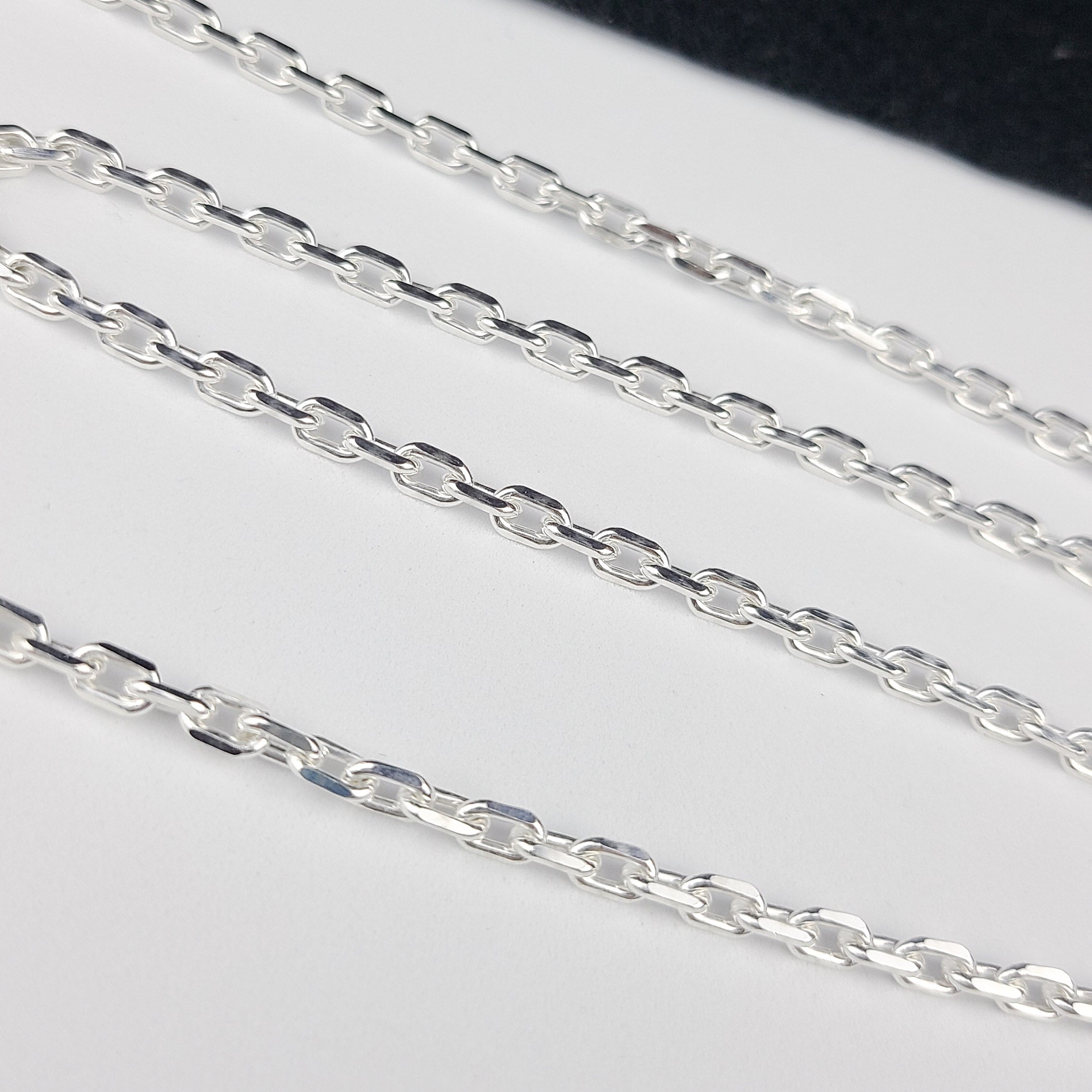Heavy 4mm Diamond Cut Cable Chain
