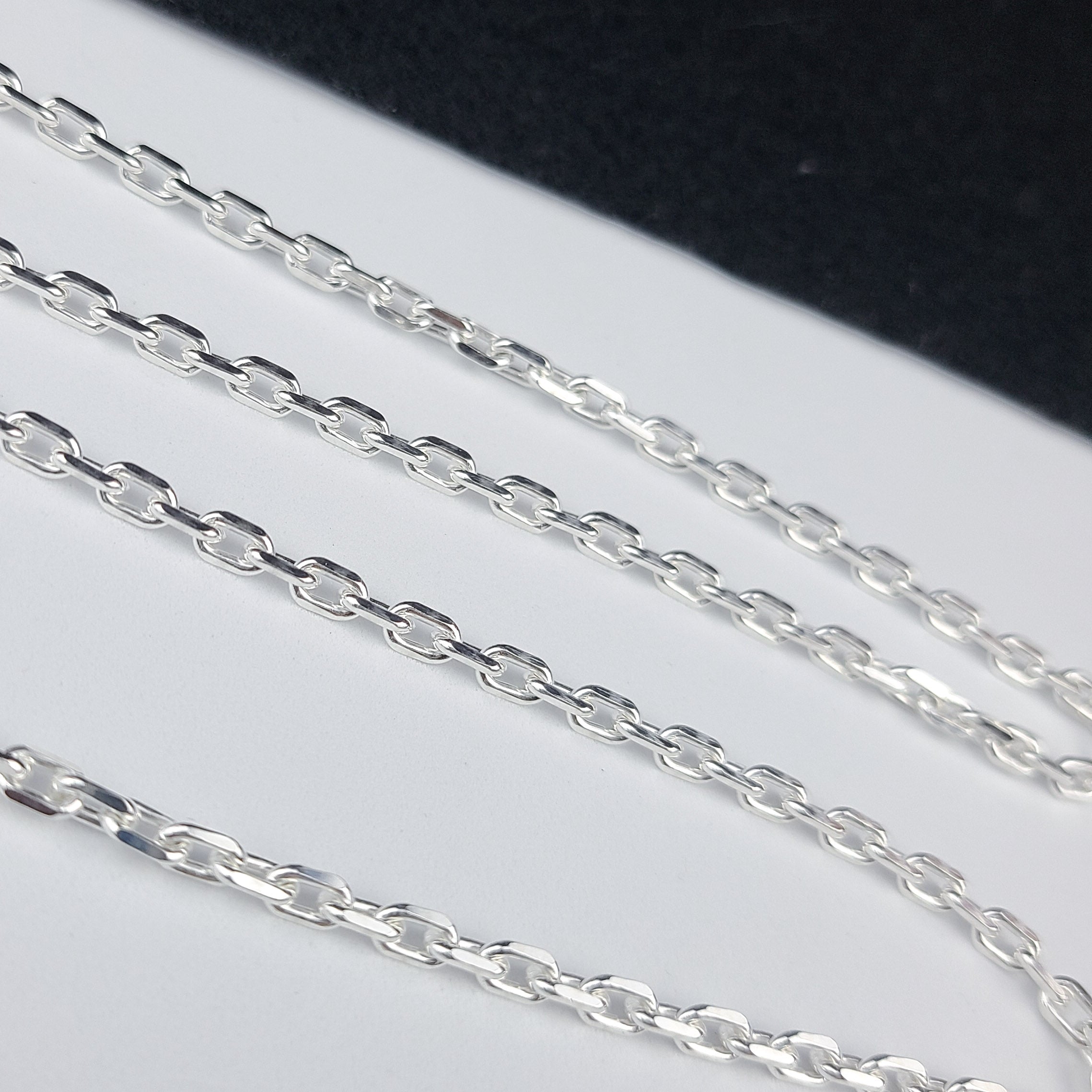 Heavy 4mm Diamond Cut Cable Chain