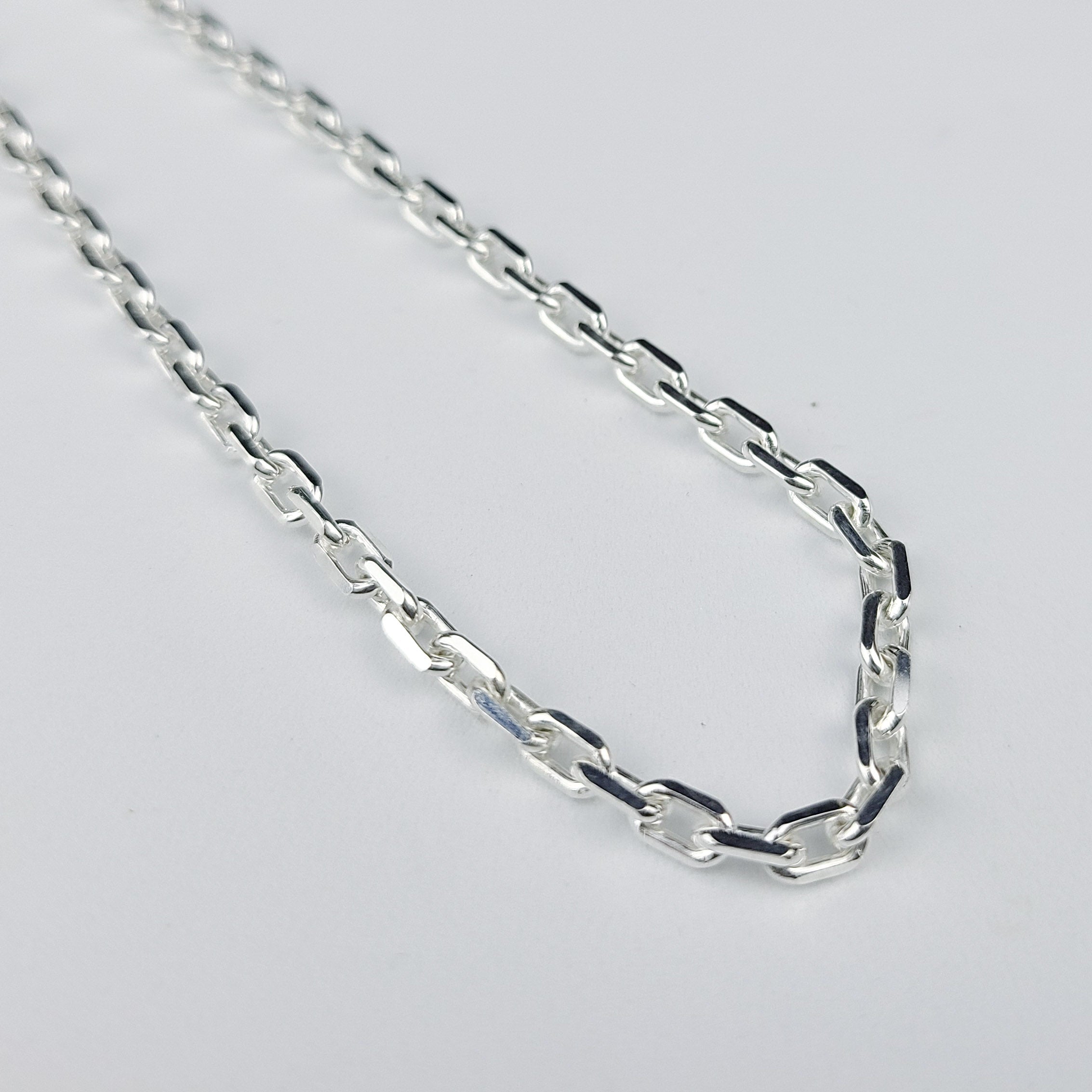 Heavy 4mm Diamond Cut Cable Chain
