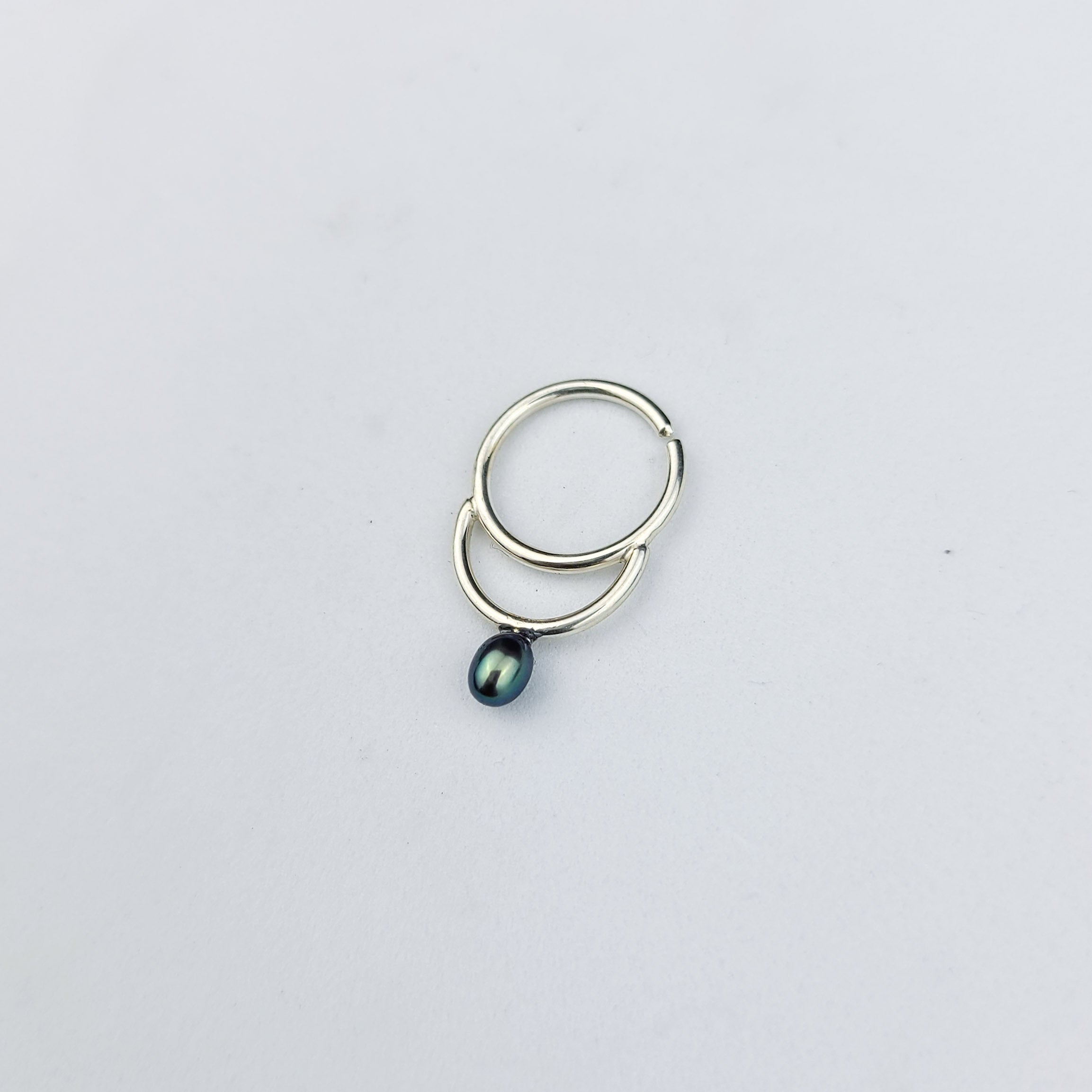 Dark Pearl Septum Nose Ring - Inchoo Bijoux