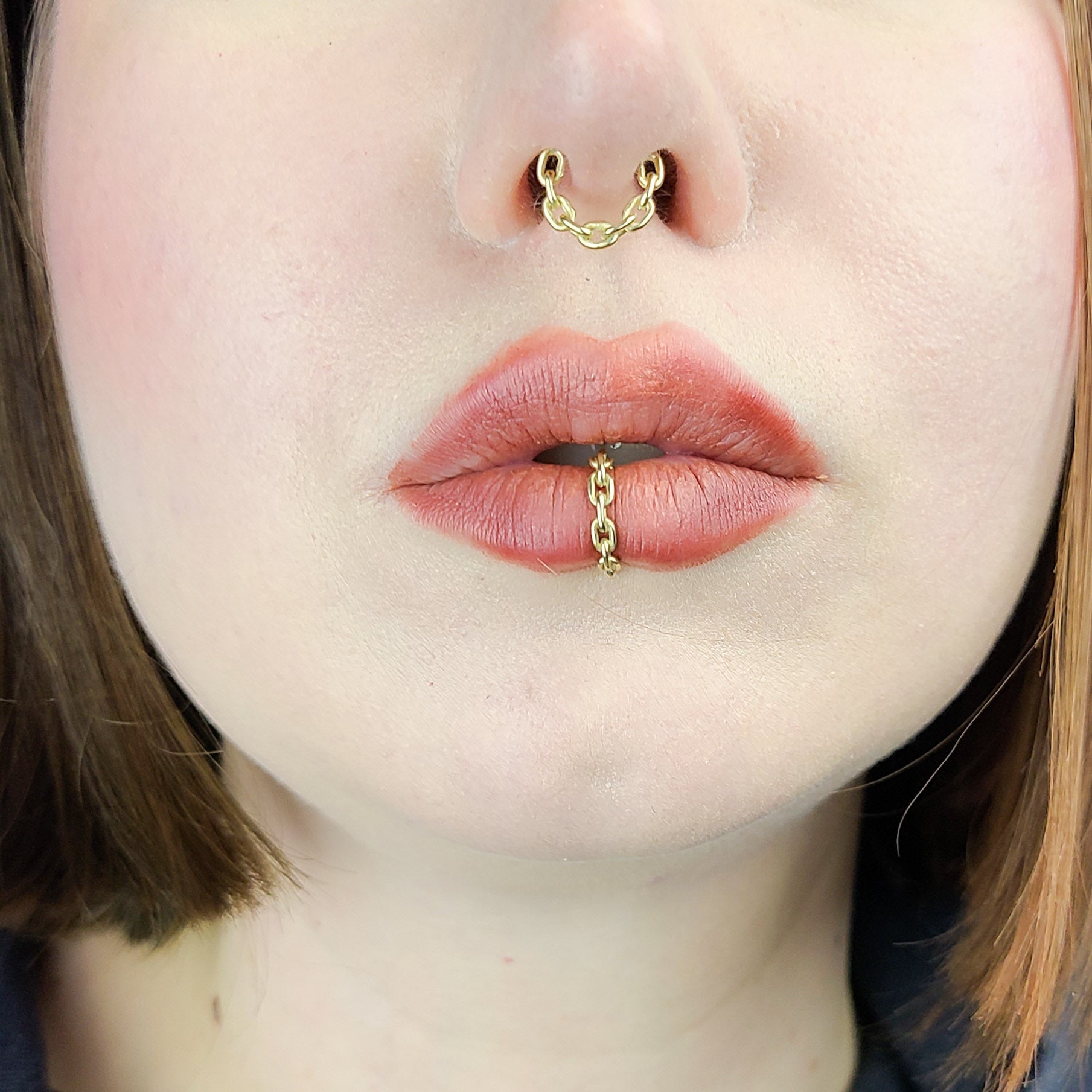 Gold Chain Septum Ring - Gold Options