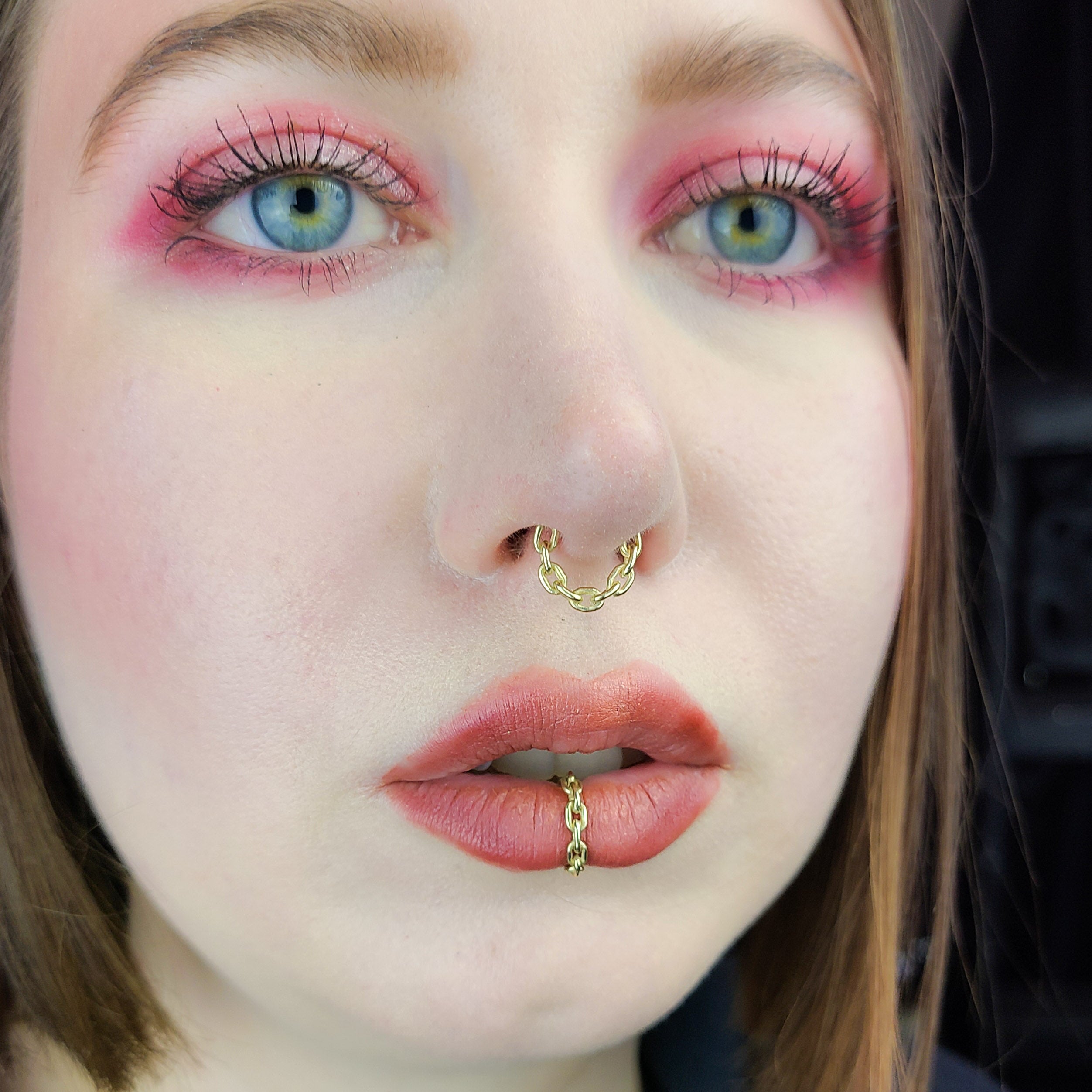 Chain Lip Cuff - Gold Options