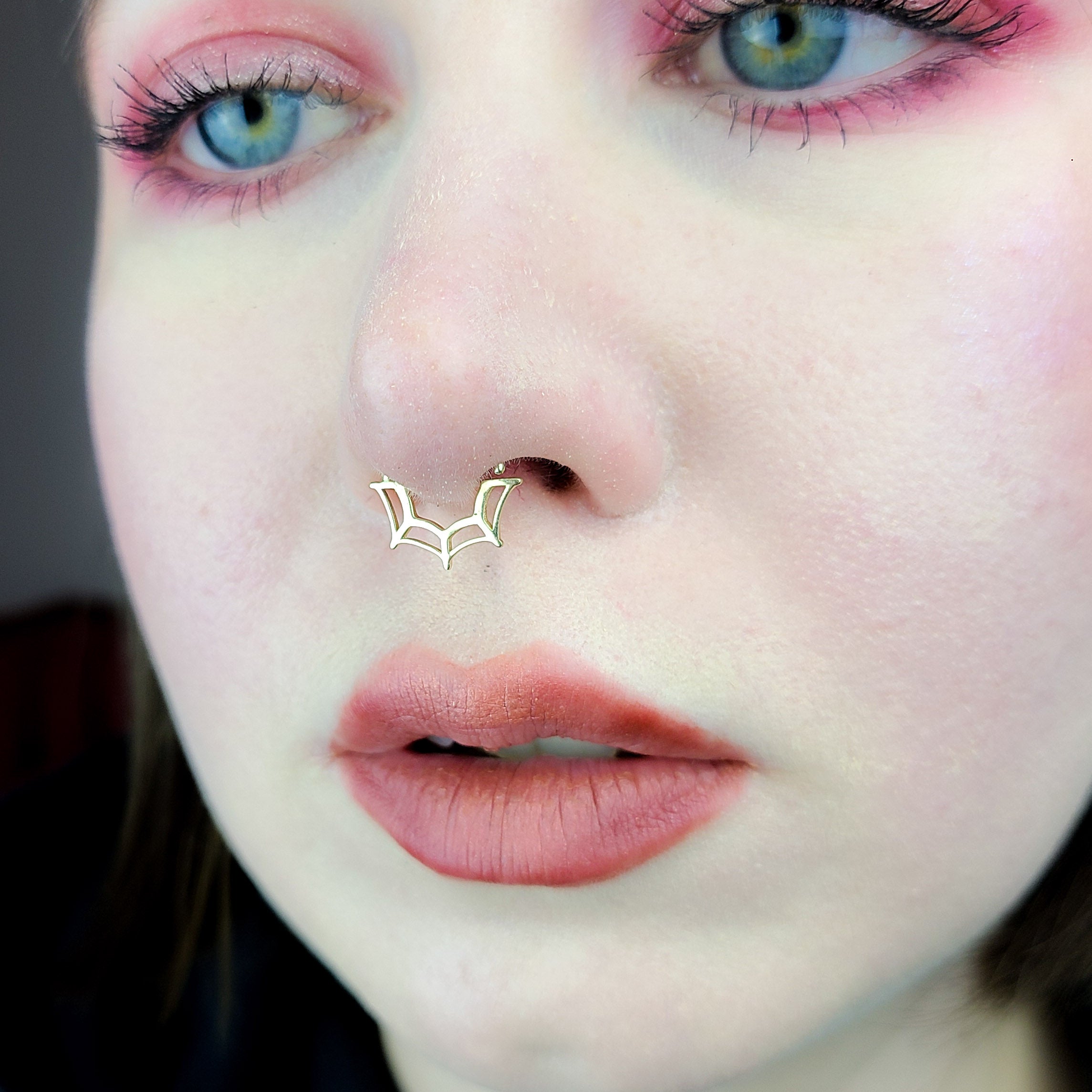 Gold Spider Web Septum - Gold Options