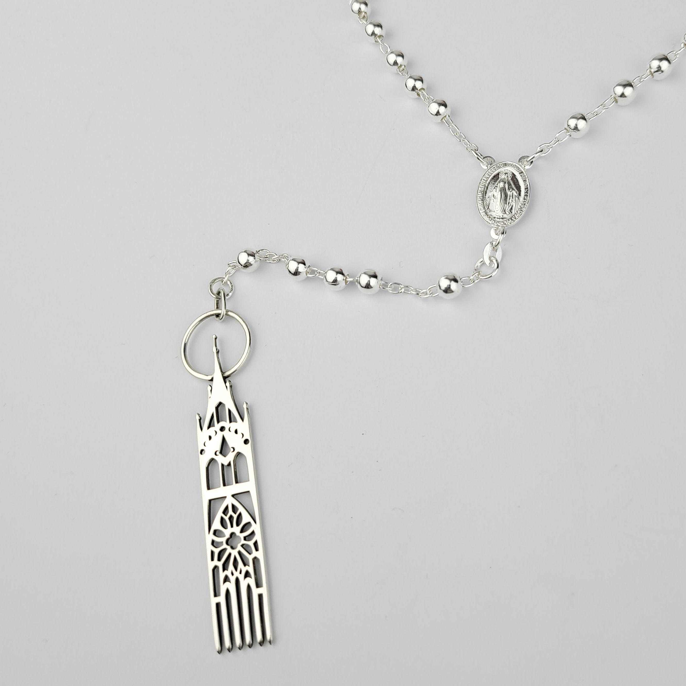 5mm Rosary Beads Necklace