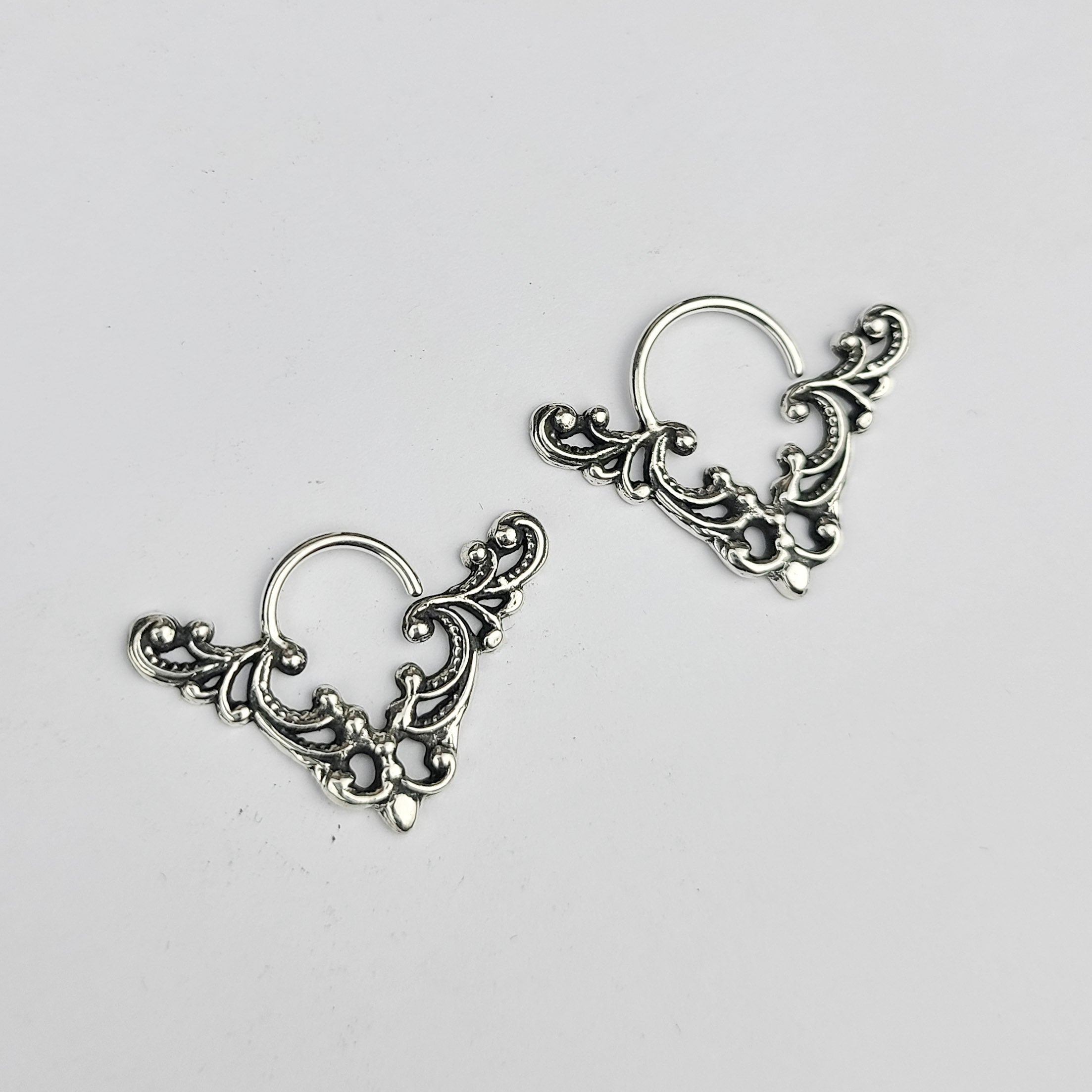 Big Lace Chevron Triangle Septum - Inchoo Bijoux