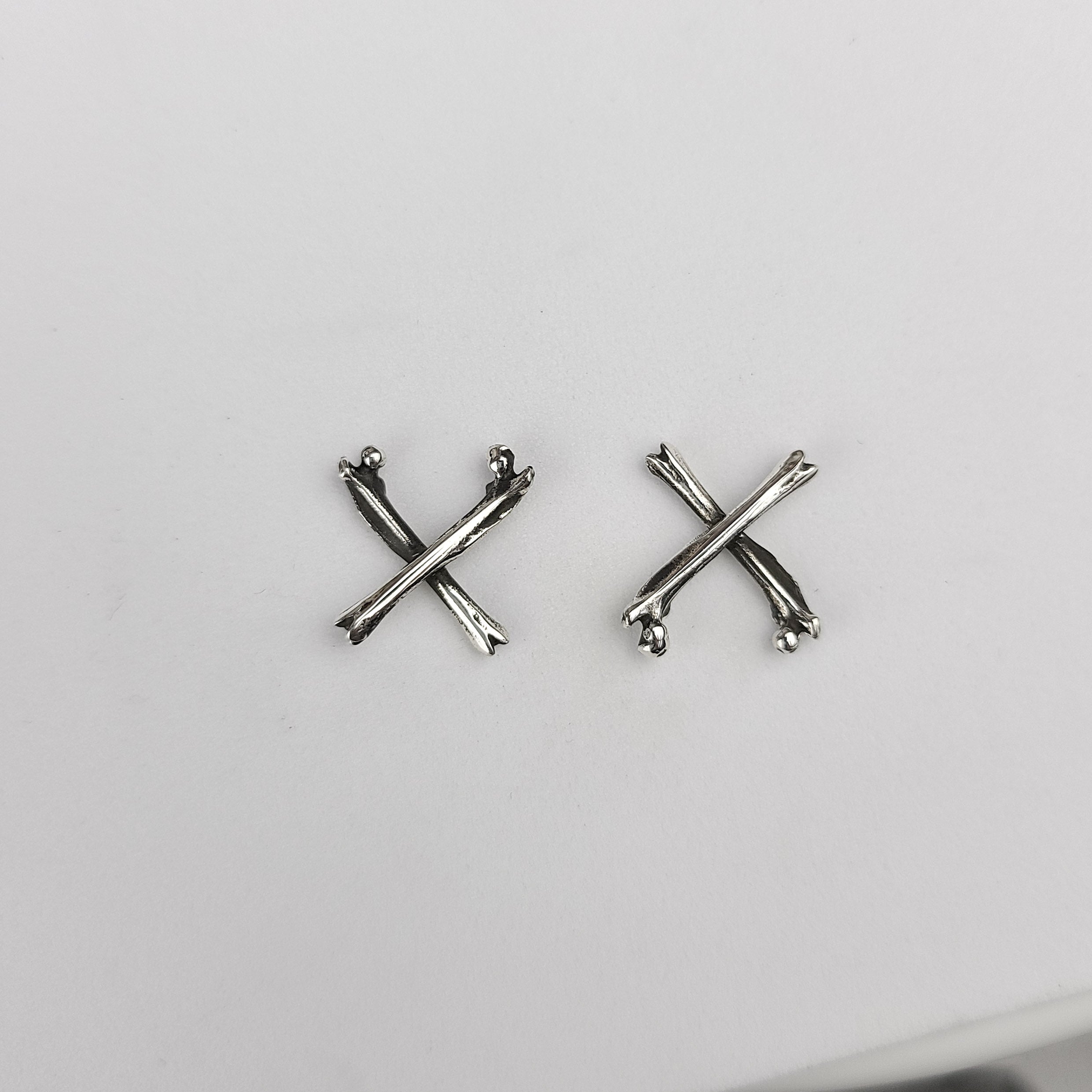 X Bone Earrings