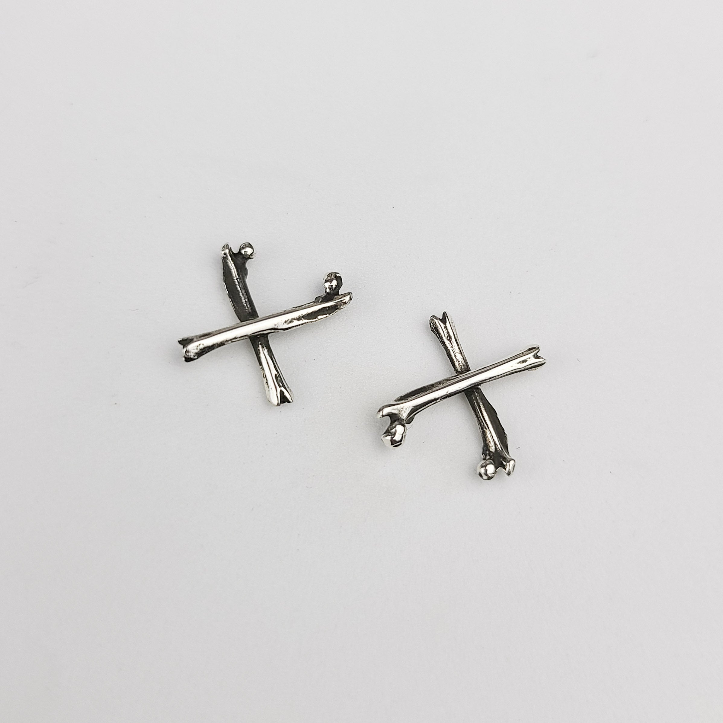 X Bone Earrings