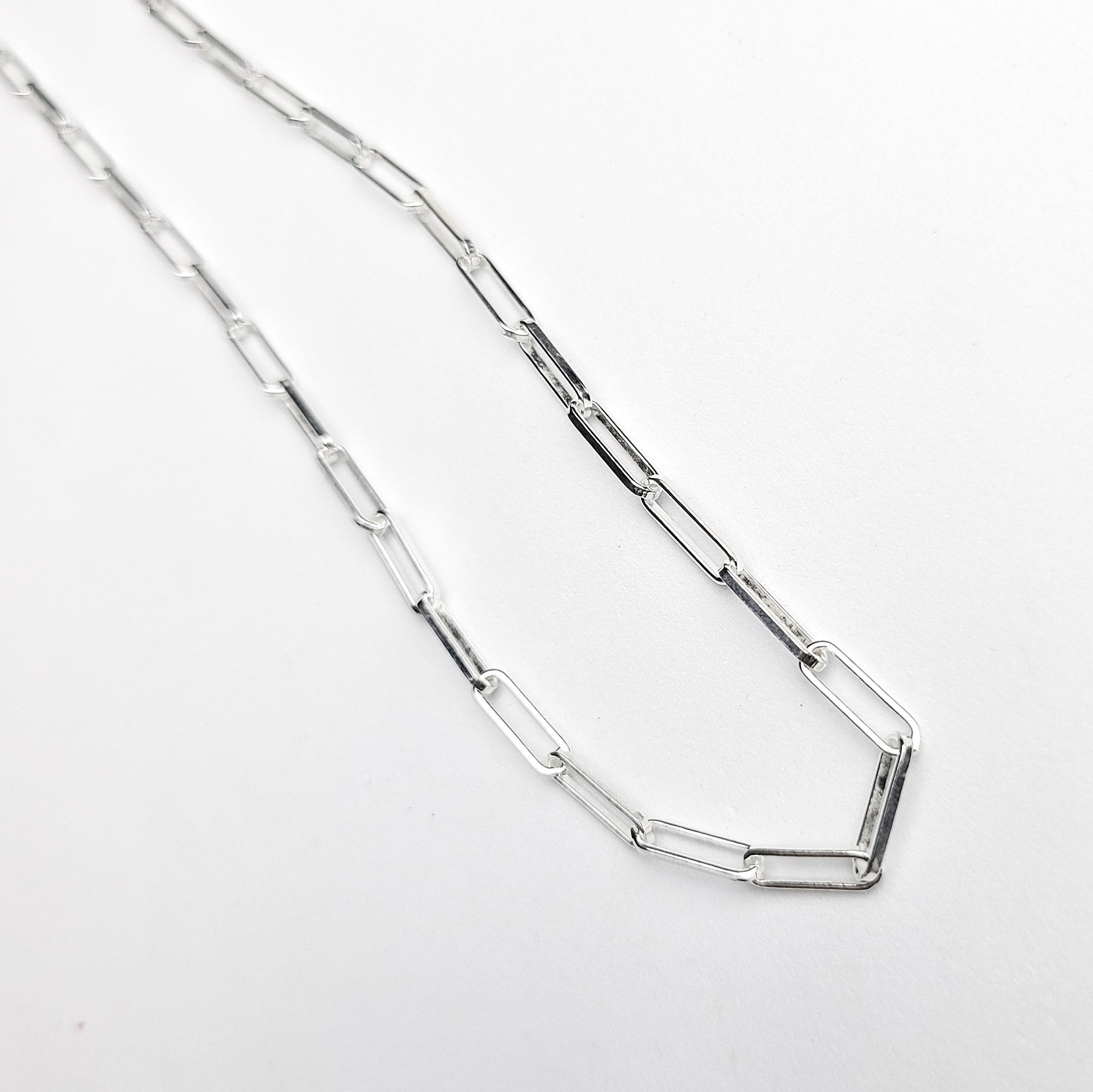 Thin Paper Clip Chain - Inchoo Bijoux