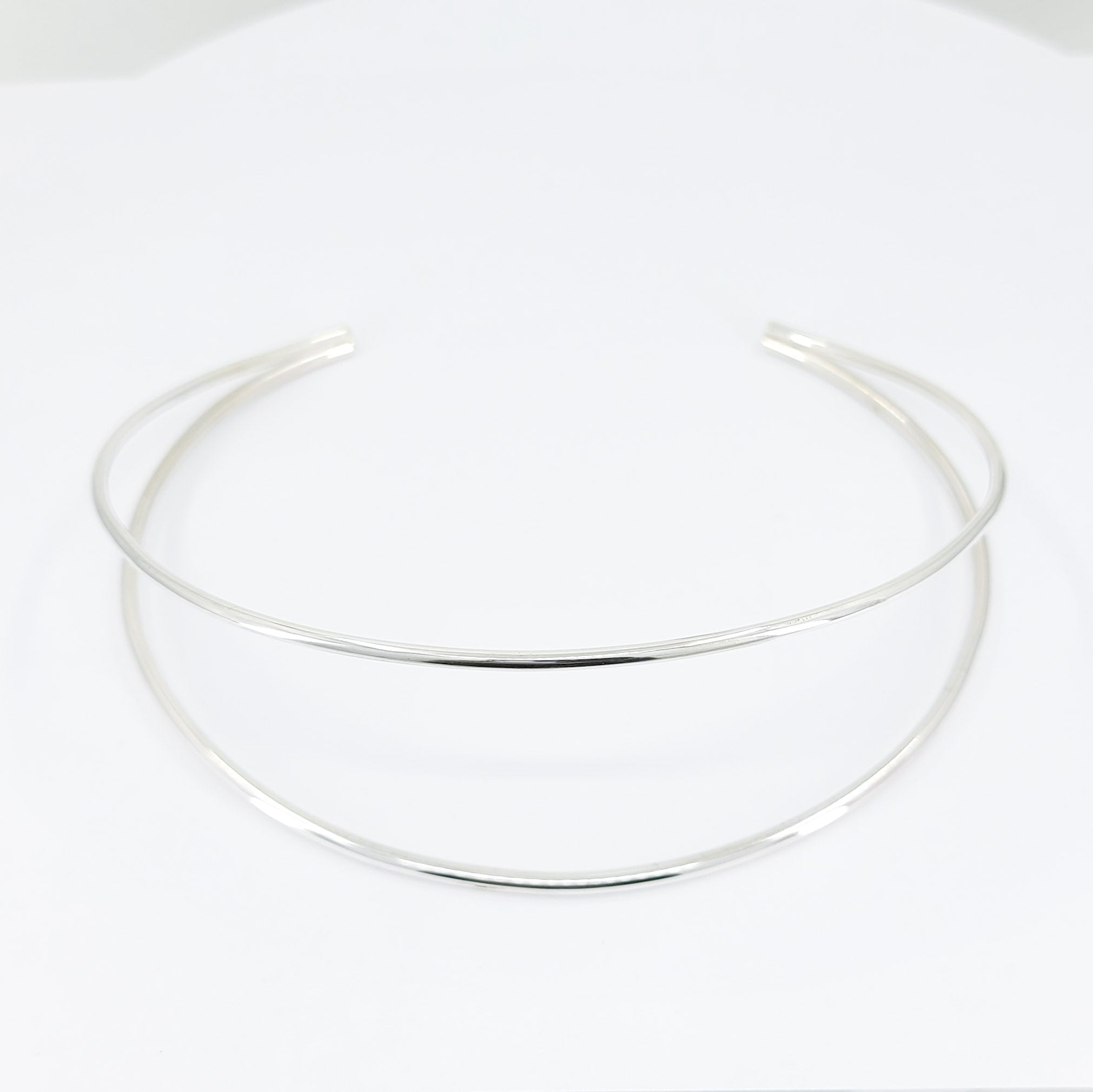 Minimal Silver Collar Choker - As featured in Wakanda Forever