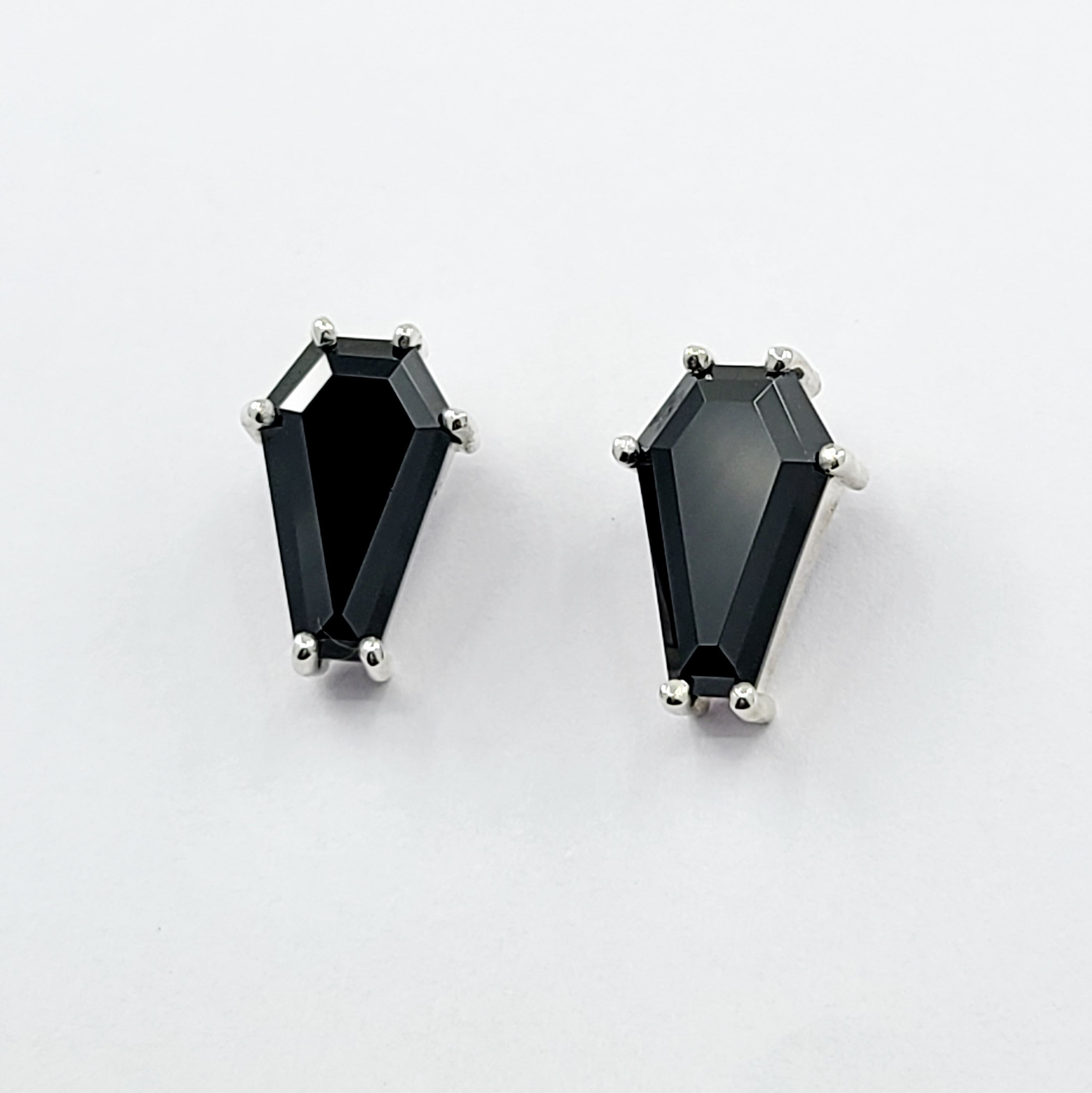 Big Coffin Stud Earrings (8x13) - Color Selection - Inchoo Bijoux