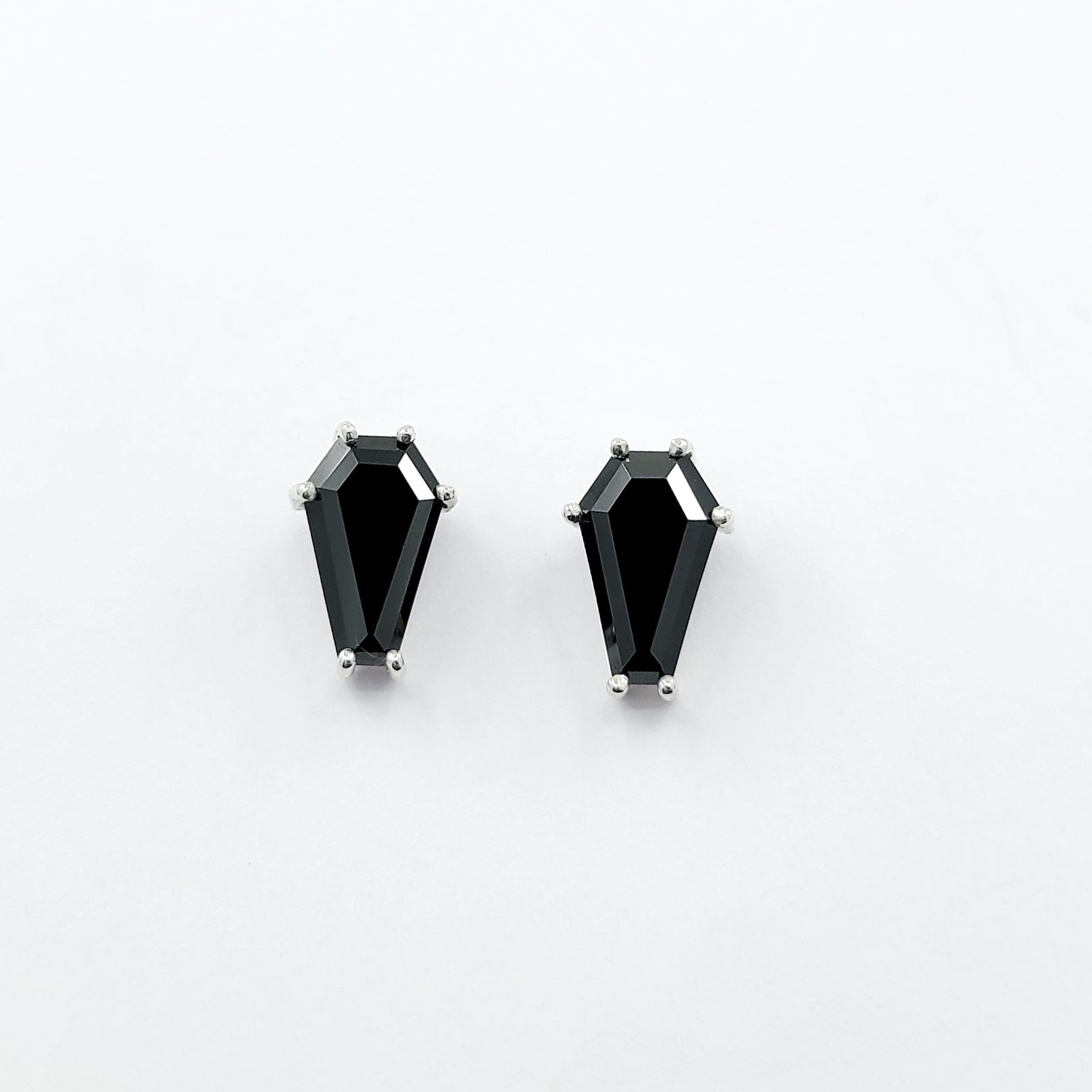 Big Coffin Stud Earrings (8x13) - Color Selection - Inchoo Bijoux