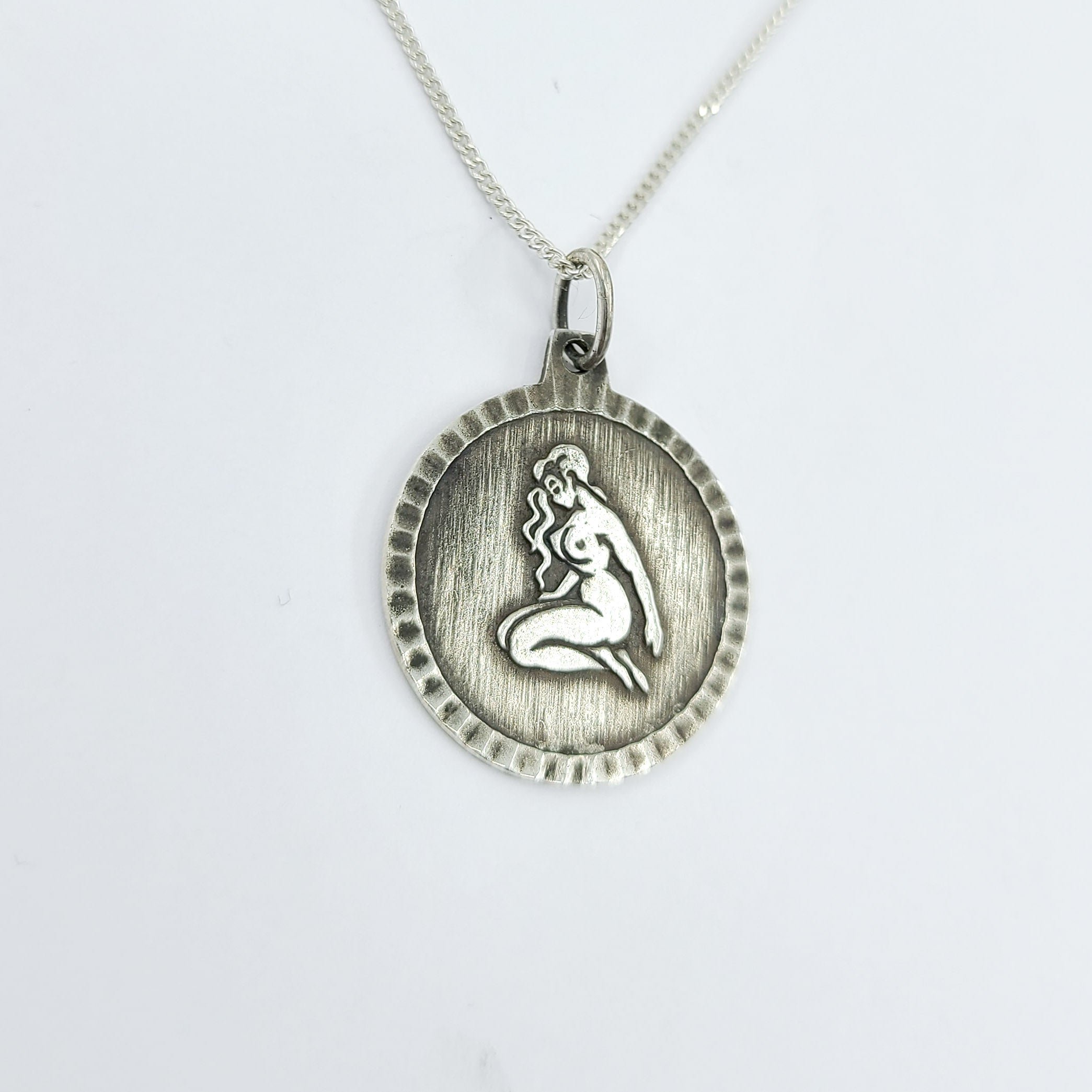Persephone Nude Medallion Pendant