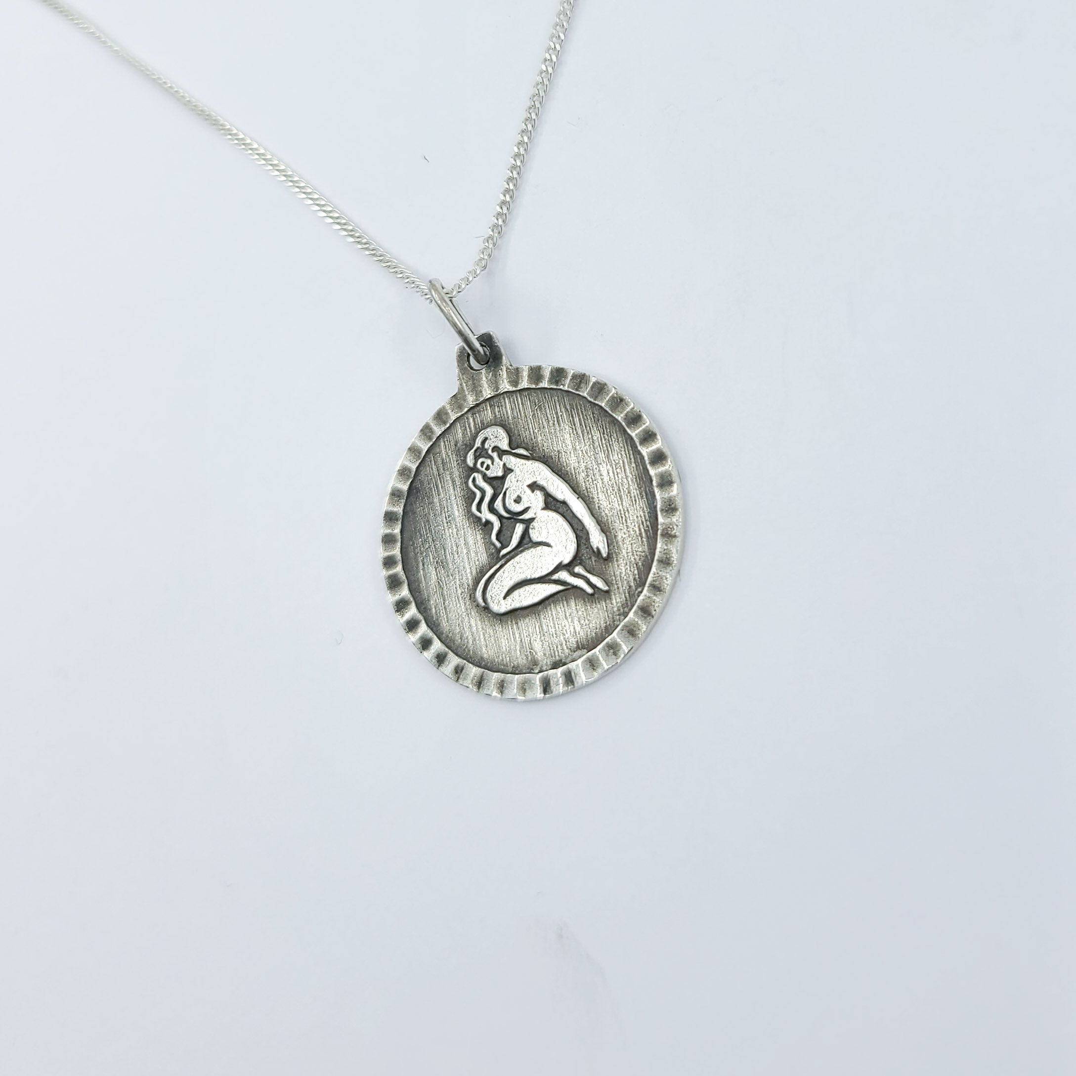 Persephone Nude Medallion Pendant