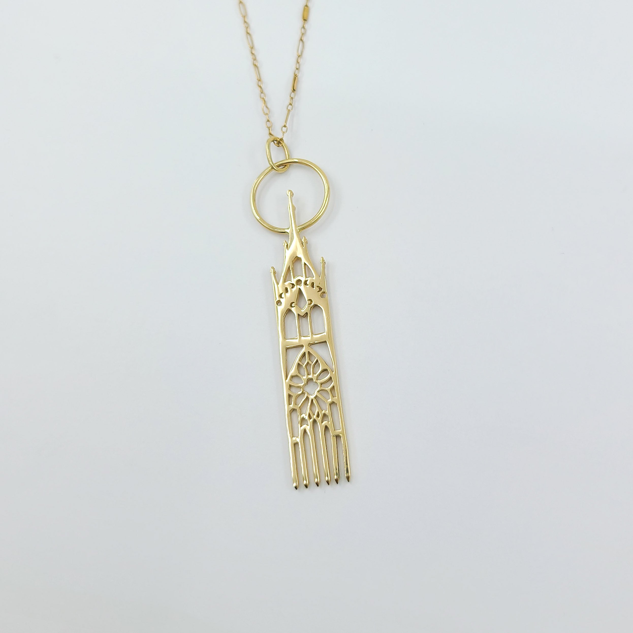 Moon Cathedral Pendant - Gold Options