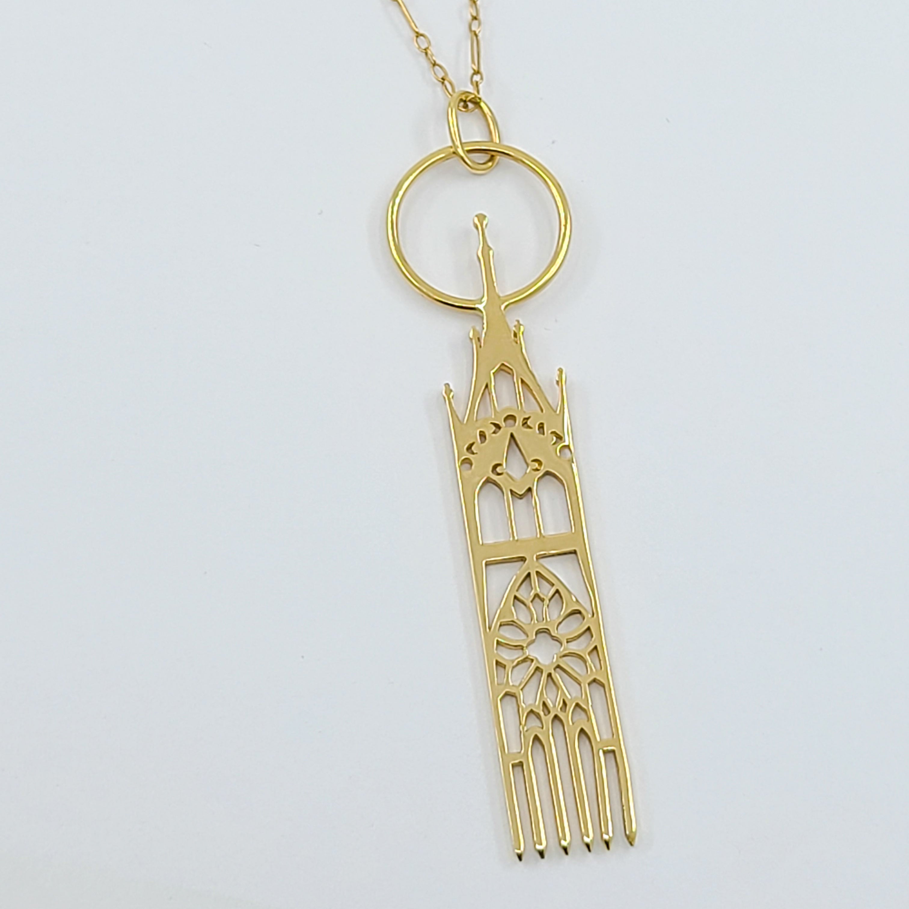 Moon Cathedral Pendant - Gold Options