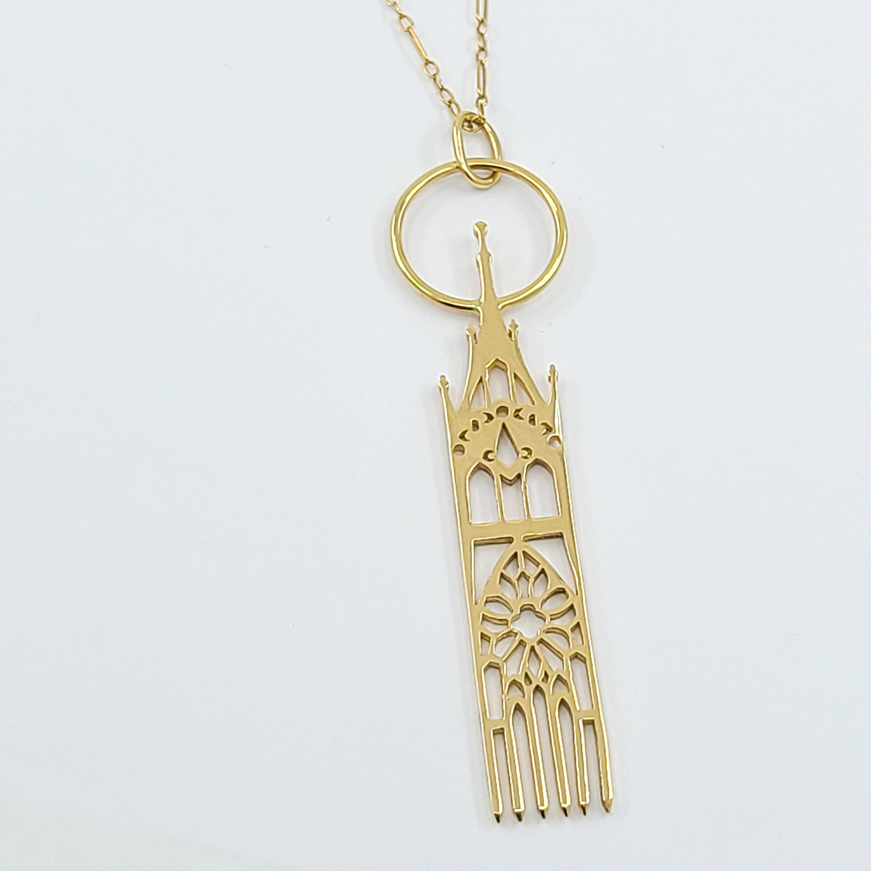 Moon Cathedral Pendant - Gold Options
