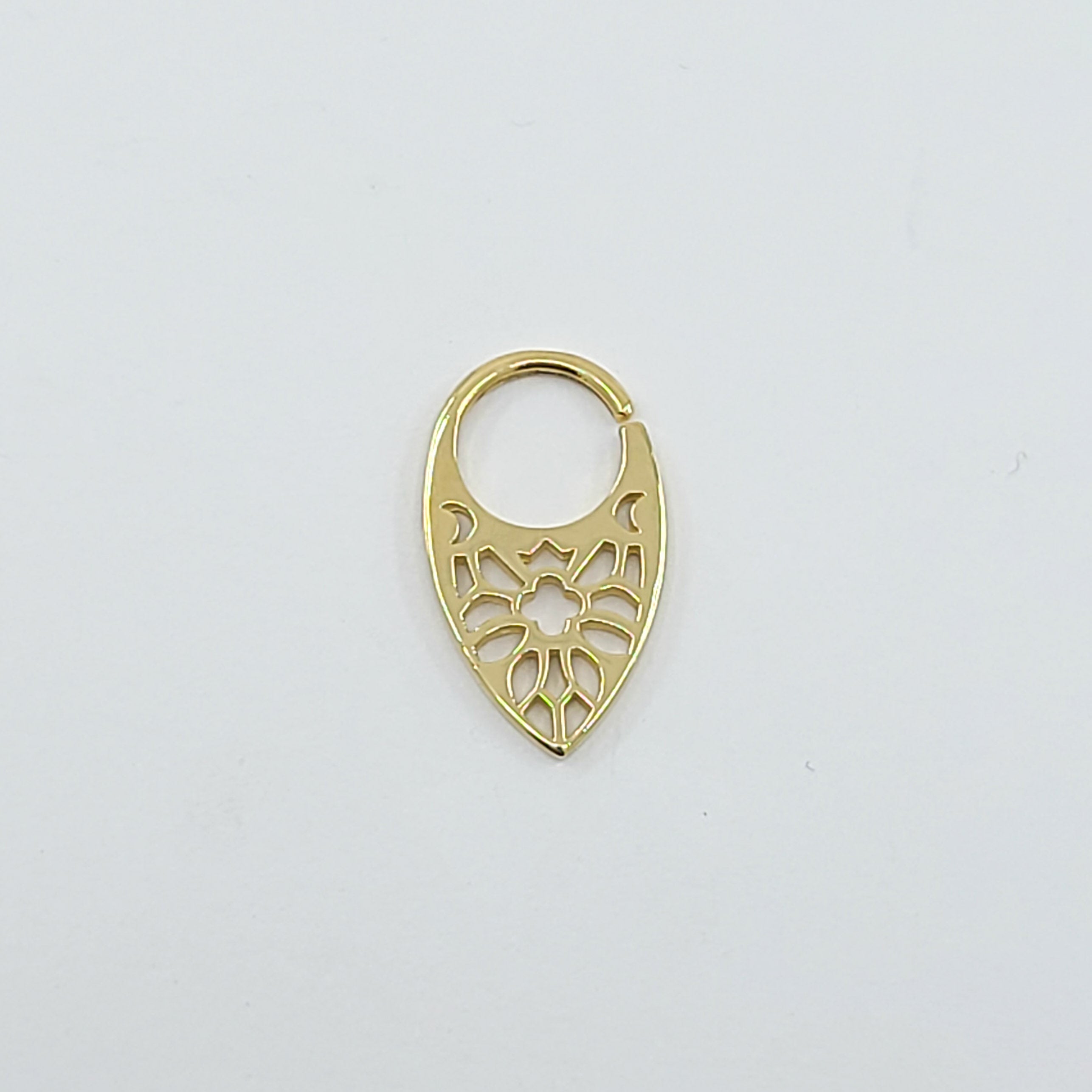 Stained Glass Moon Phase Septum - Gold Options