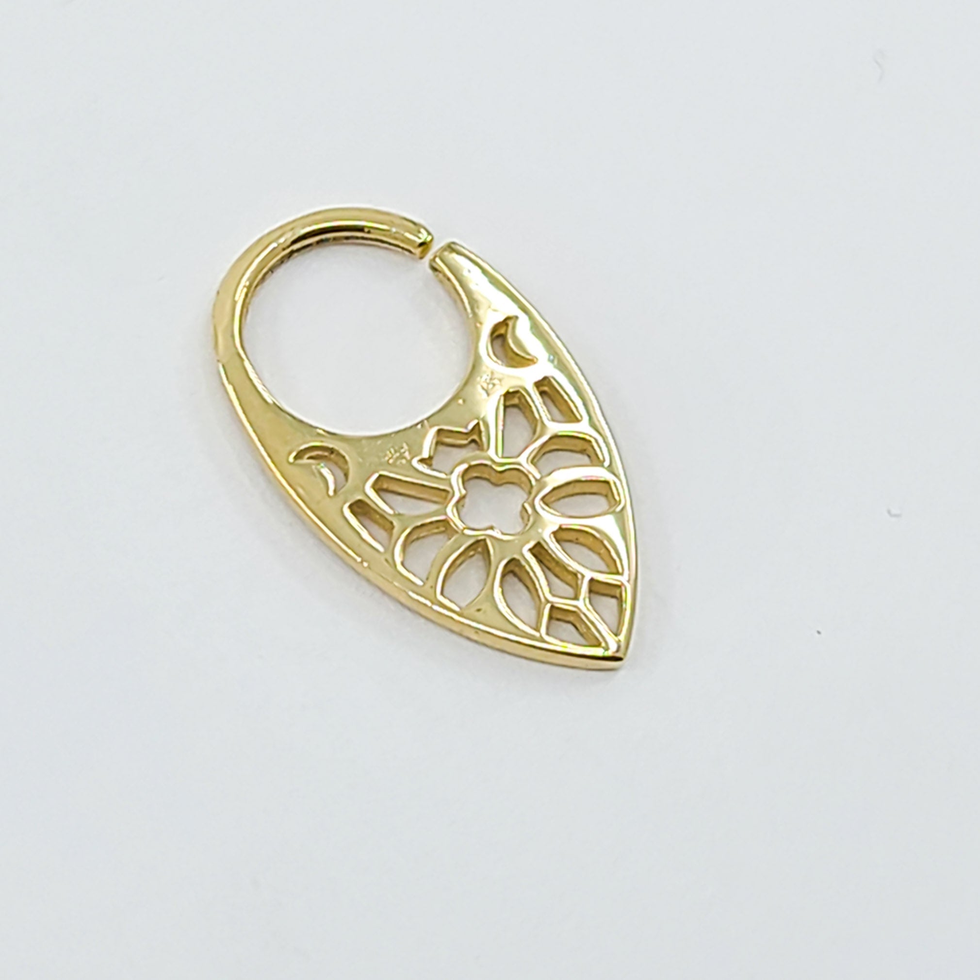 Stained Glass Moon Phase Septum - Gold Options