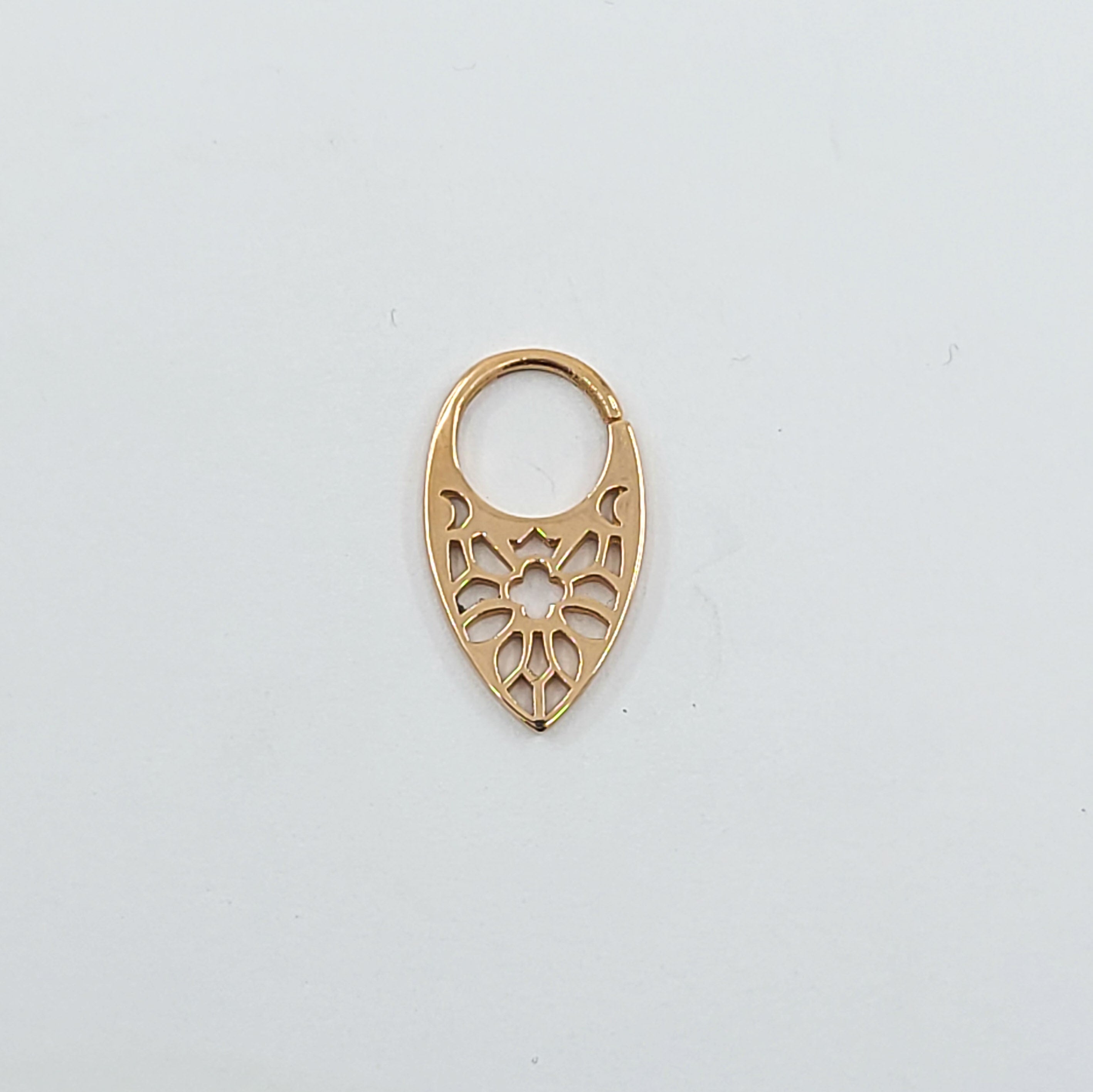 Stained Glass Moon Phase Septum - Gold Options