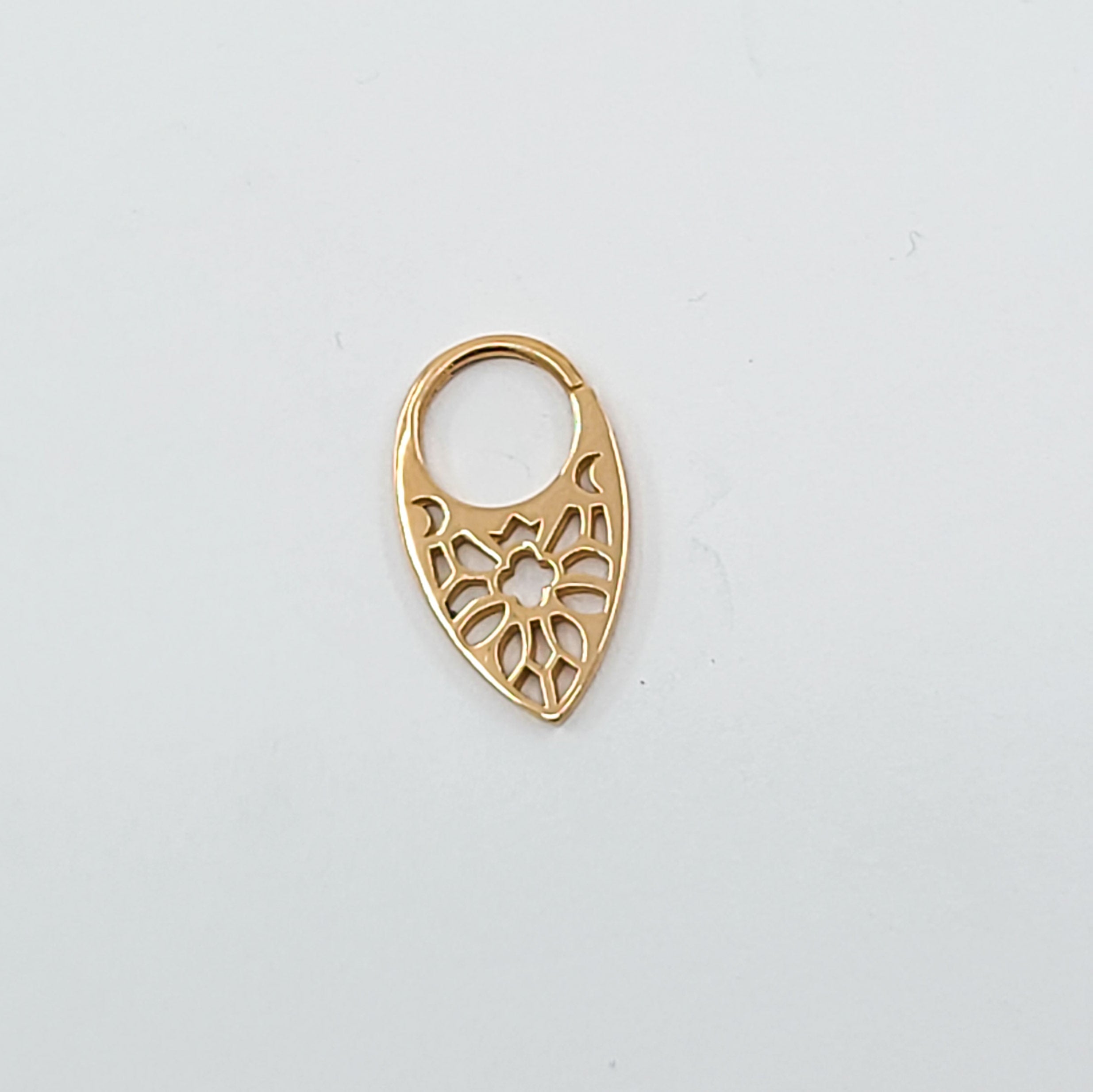 Stained Glass Moon Phase Septum - Gold Options