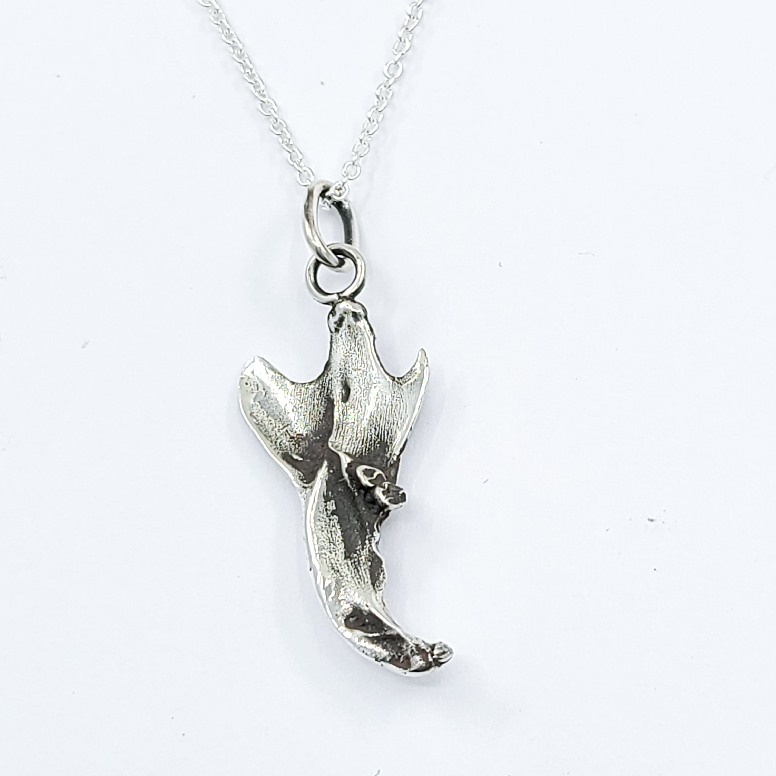 Small Squirrel Jaw Bone Pendant