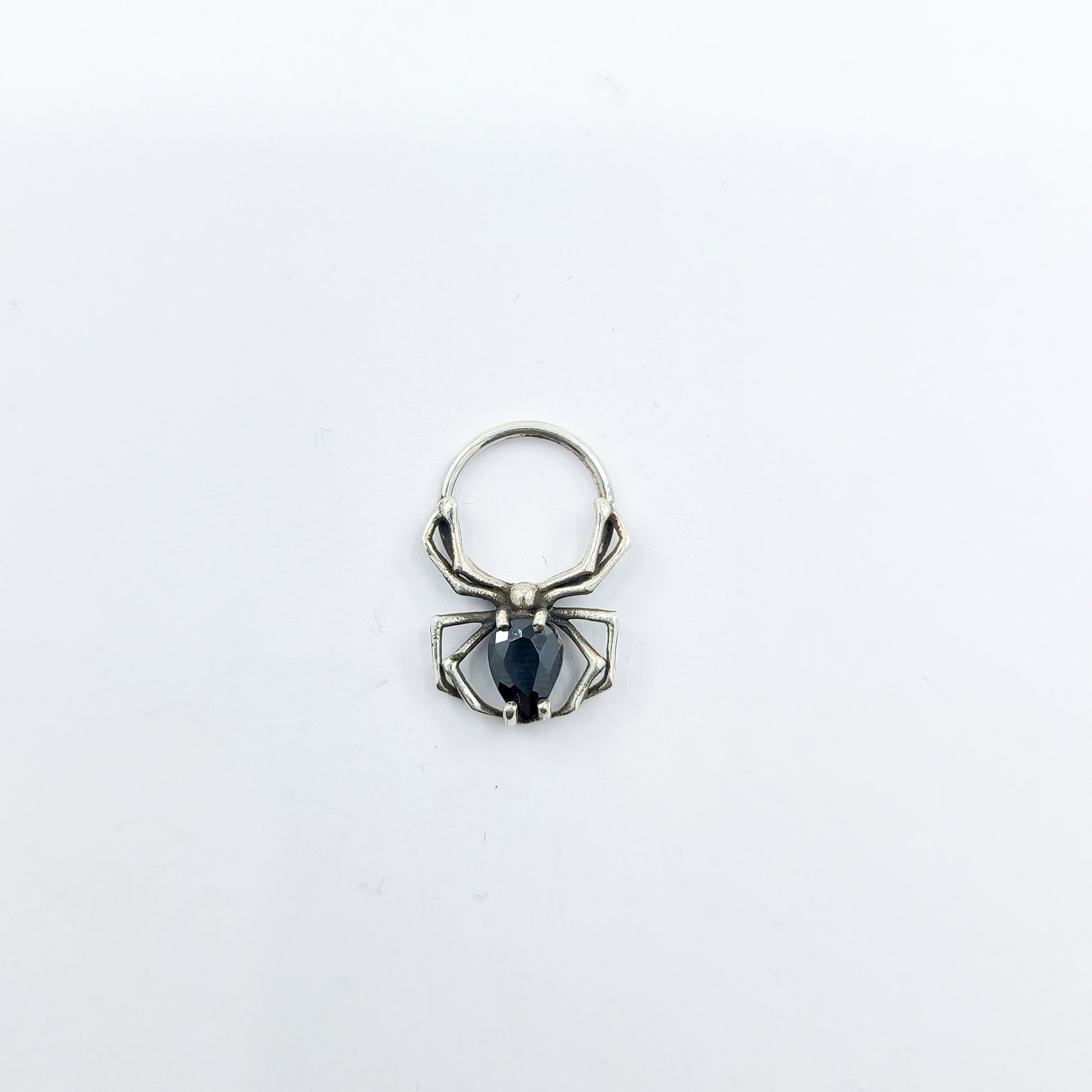 Black Spider Septum Ring