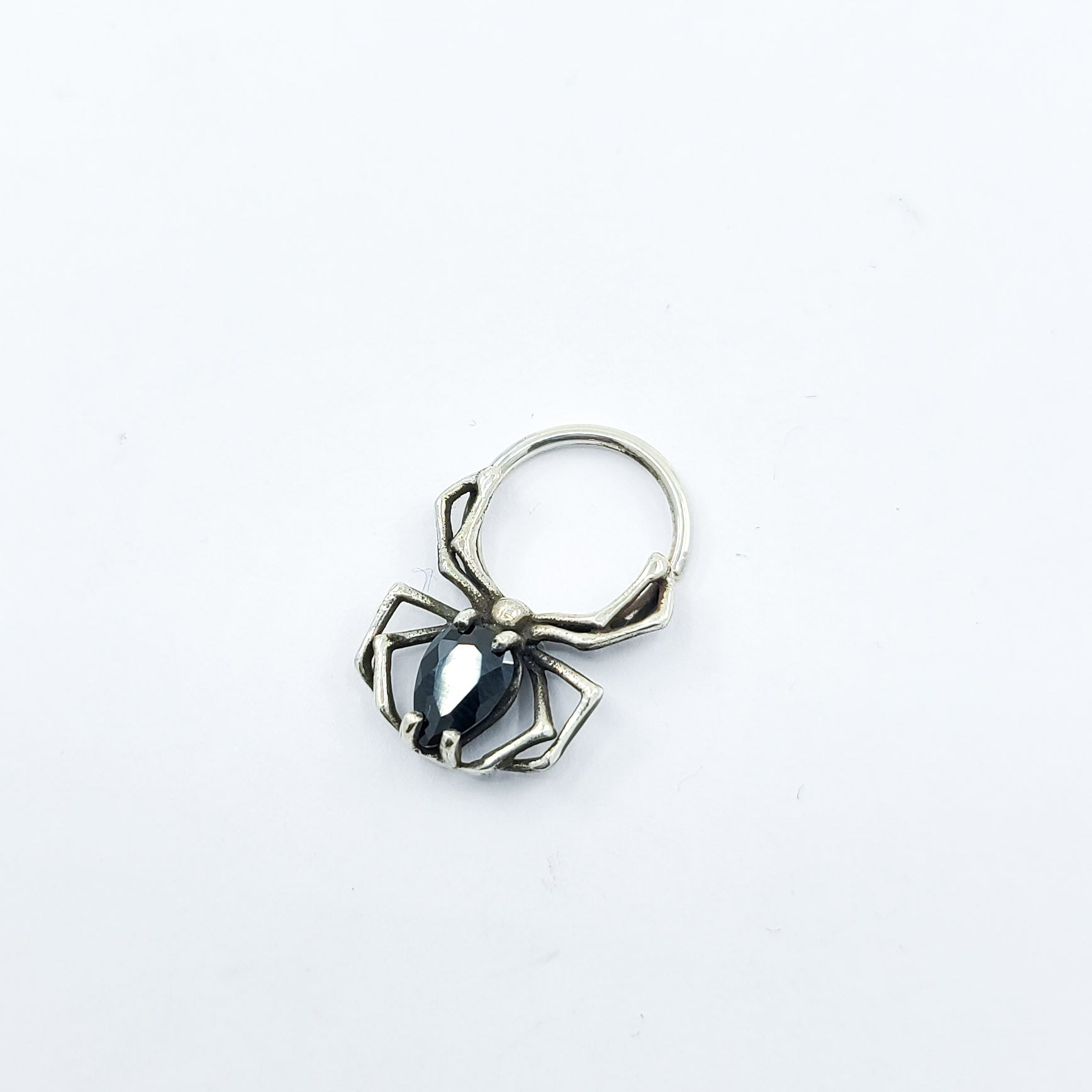 Black Spider Septum Ring