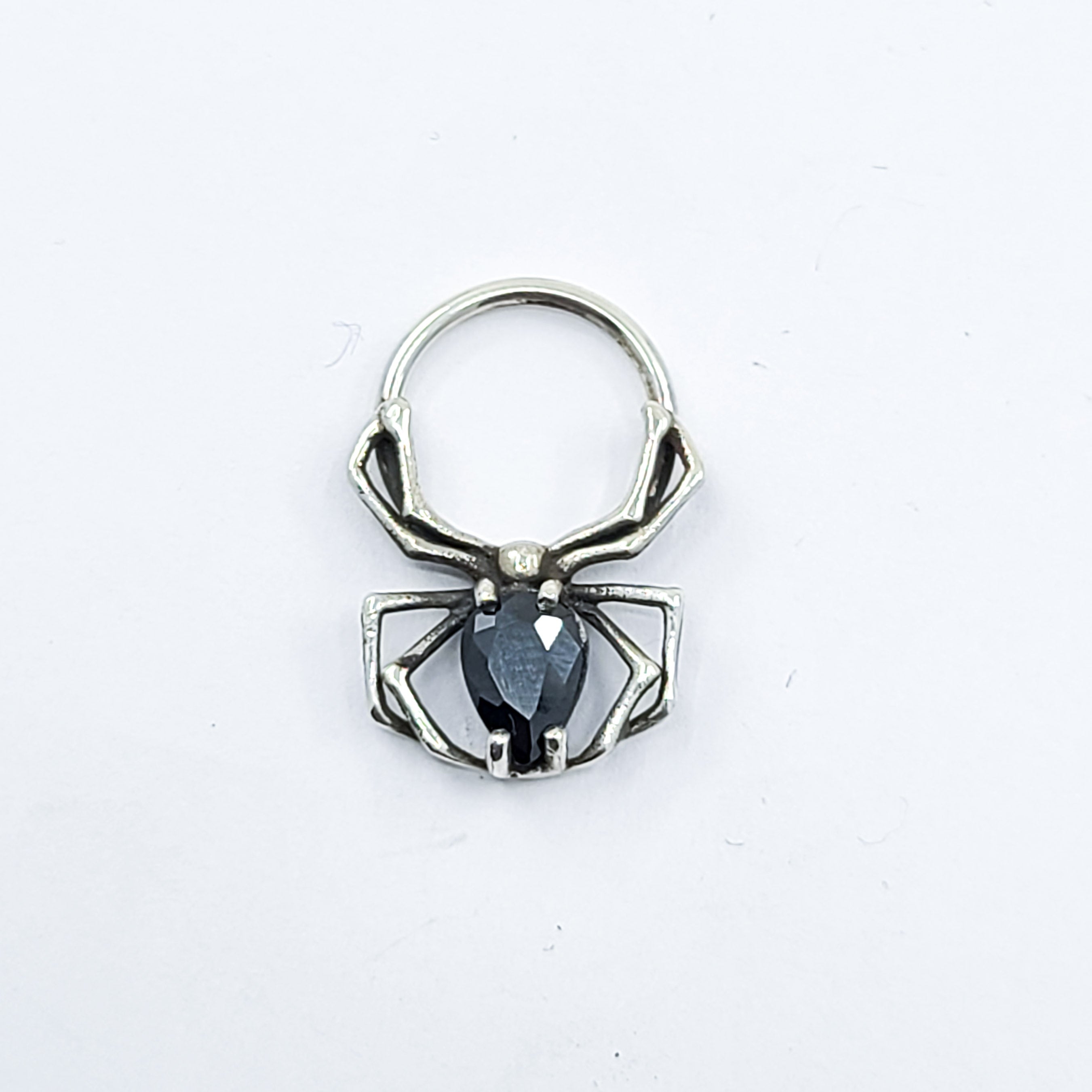 Black Spider Septum Ring