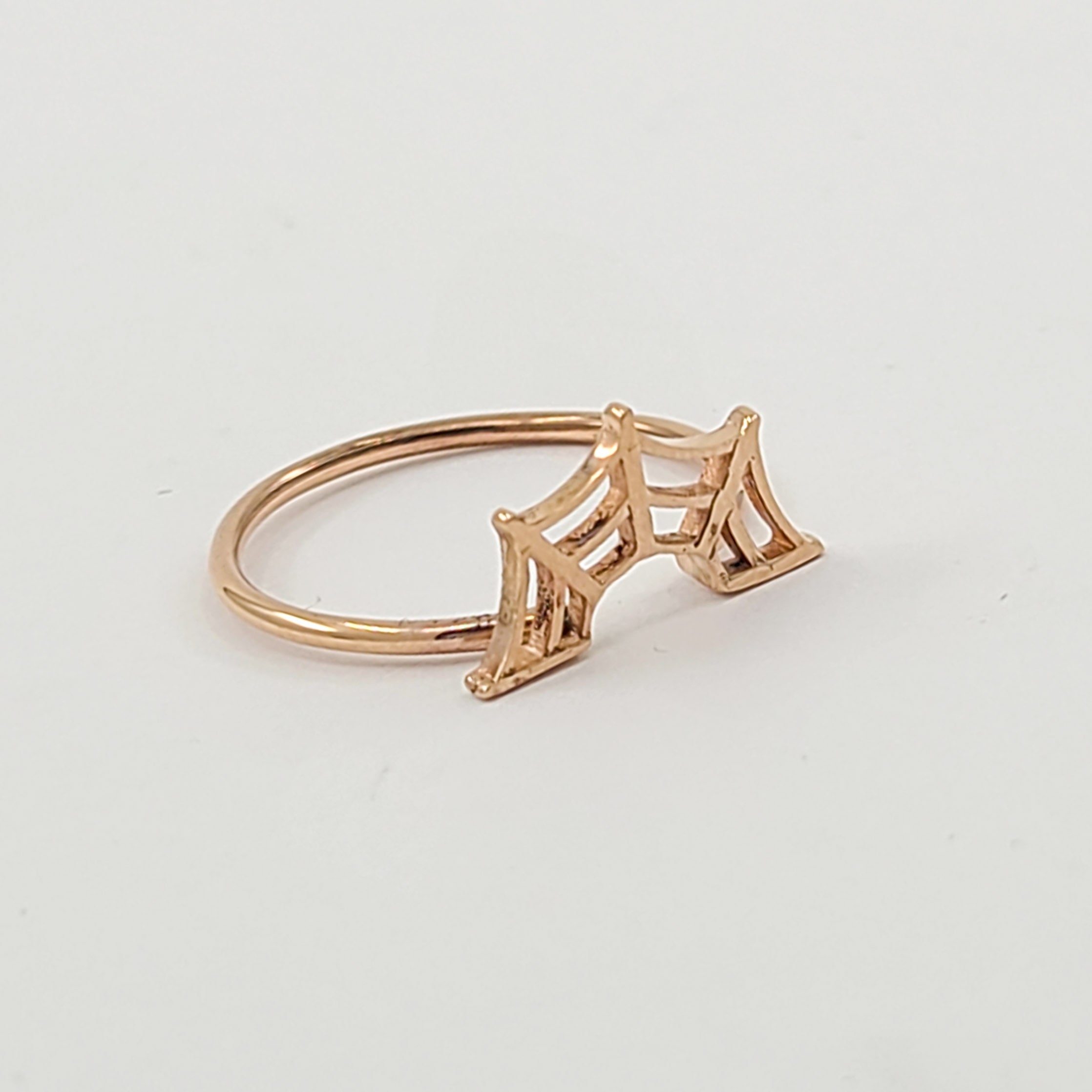 Stackable Spider Web Ring - Gold Options