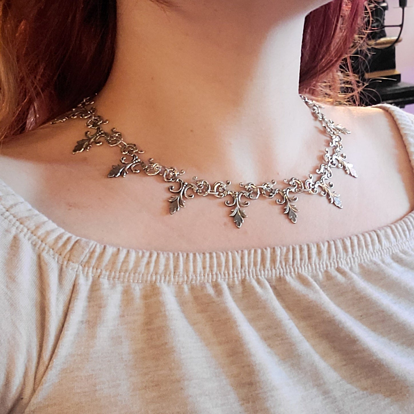 Vamp Lace Choker Necklace