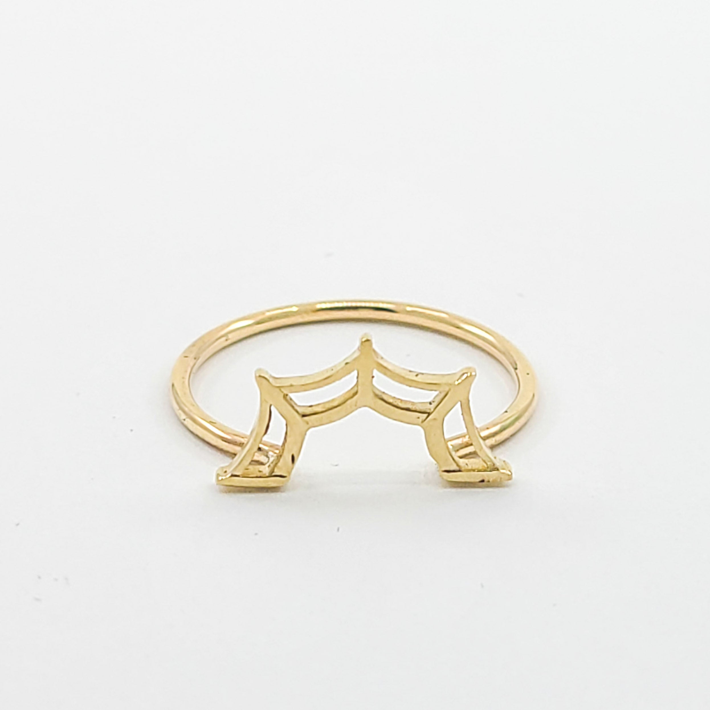 Stackable Web Wedding Ring - Gold Options