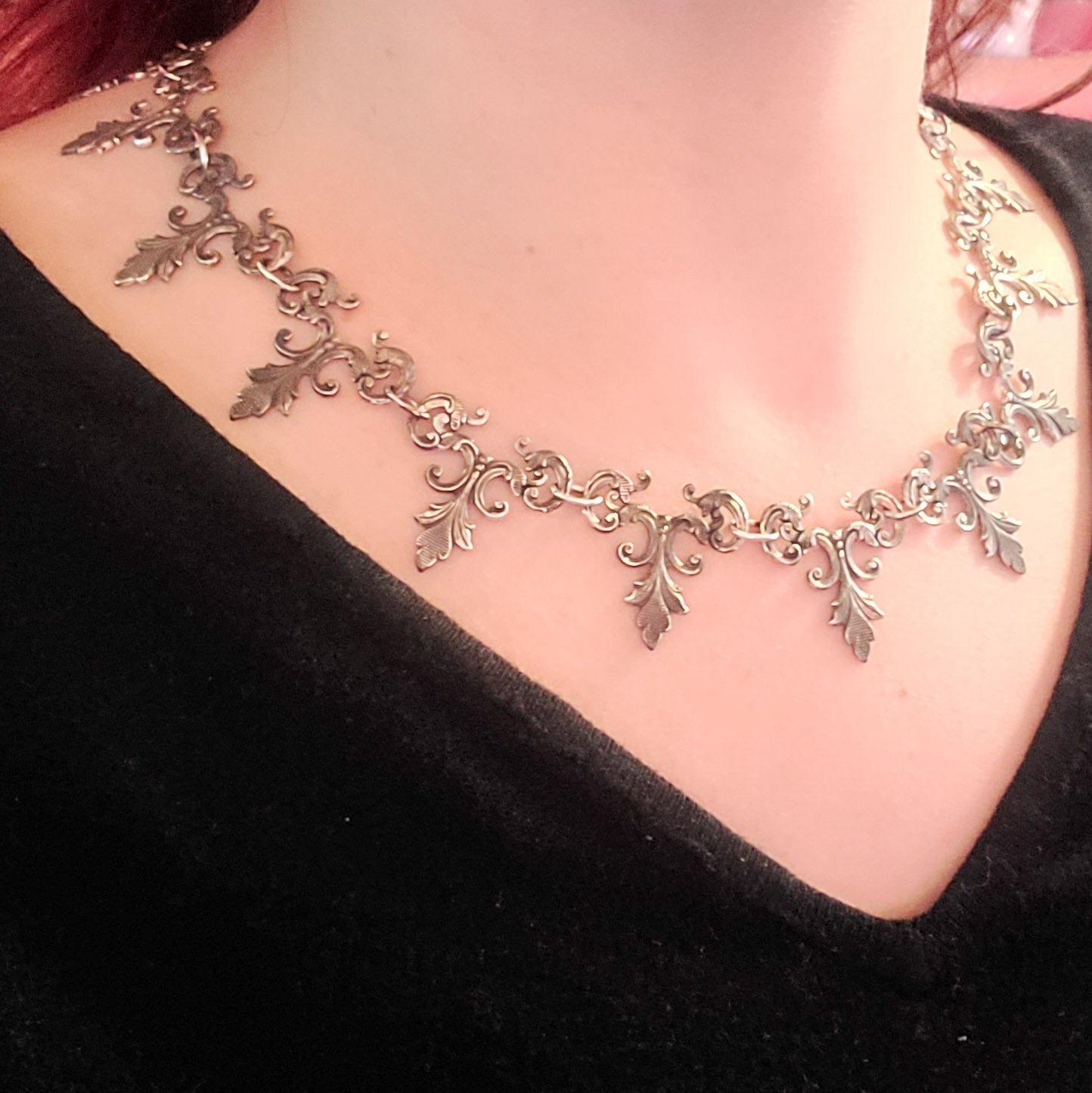 Vamp Lace Choker Necklace